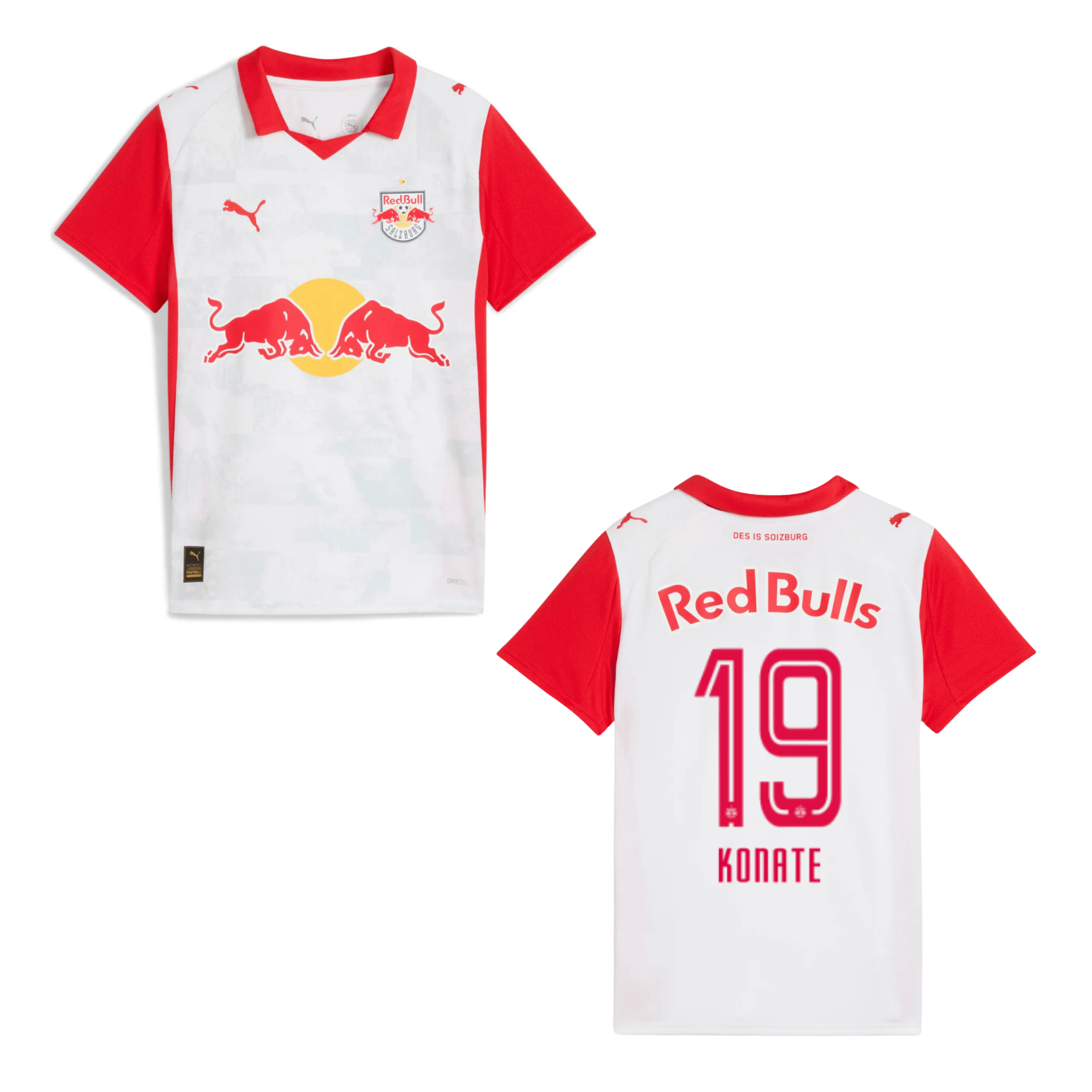RBS FC RED BULL SALZBURG Trikot Home Herren 25 / 26 - KONATE 19