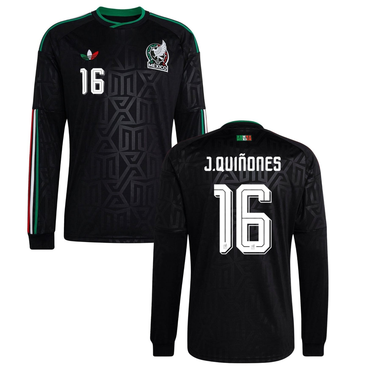 FMF MÉXICO AUTHENTIC Camiseta 3ª manga larga Mundial 2026 - J. QUIÑONES 16