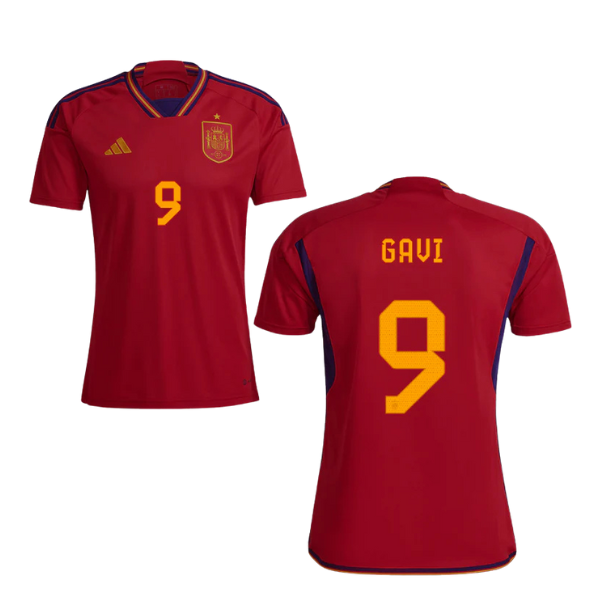 FEF SPANIEN Trikot Home Kinder WM 2022 - GAVI 9