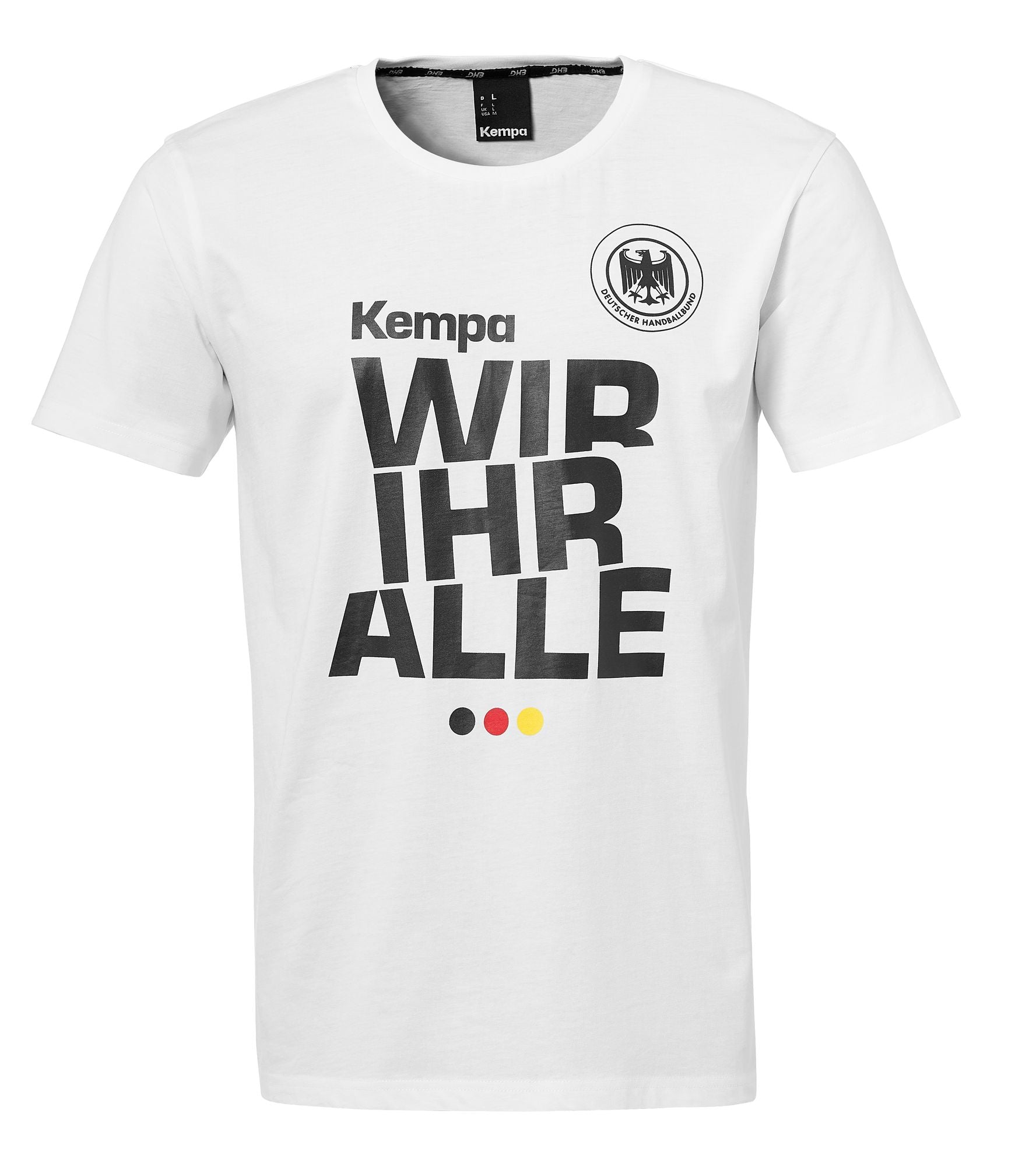 kempa DHB T-SHIRT Kinder weiß