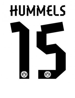 Original Borussia Dortmund Home Trikot-Flock HUMMELS 15