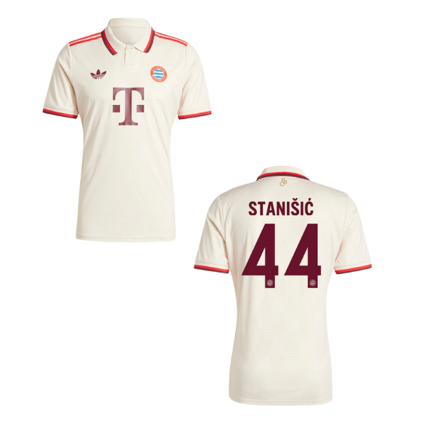 FCB FC BAYERN MÜNCHEN Trikot 3rd Kinder 24 / 25 - STANISIC 44