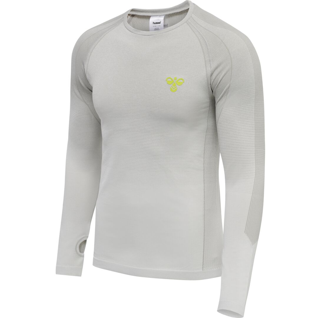 hummel hmlGG12 TRAINING SEAMLESS Top L/S Herren grau