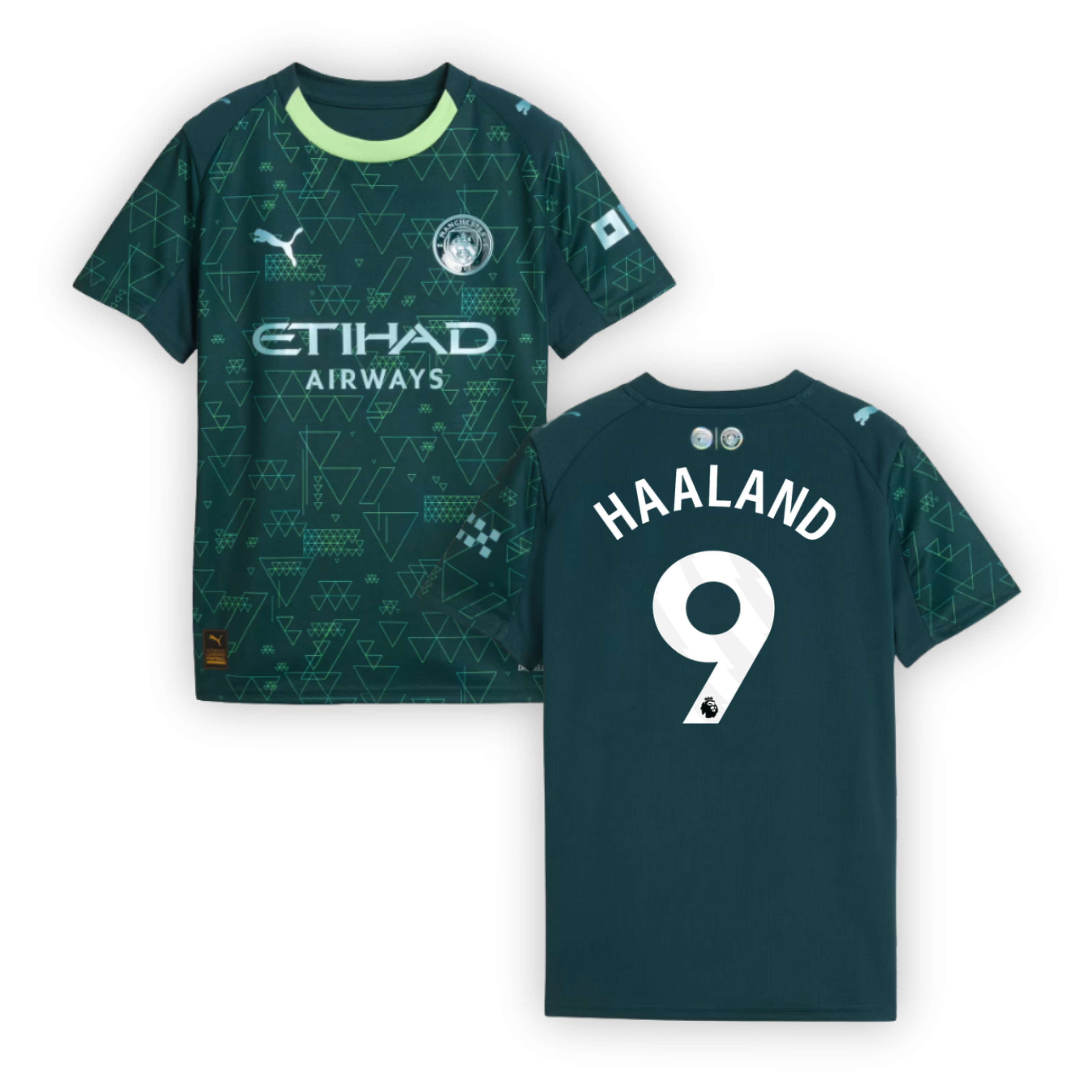 MCFC MANCHESTER CITY Trikot 4th Kinder 25 / 26 - HAALAND 9