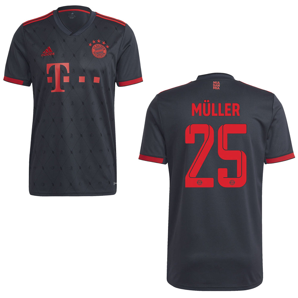 FC BAYERN MÜNCHEN Trikot 3rd Herren 22 / 23 - MÜLLER 25