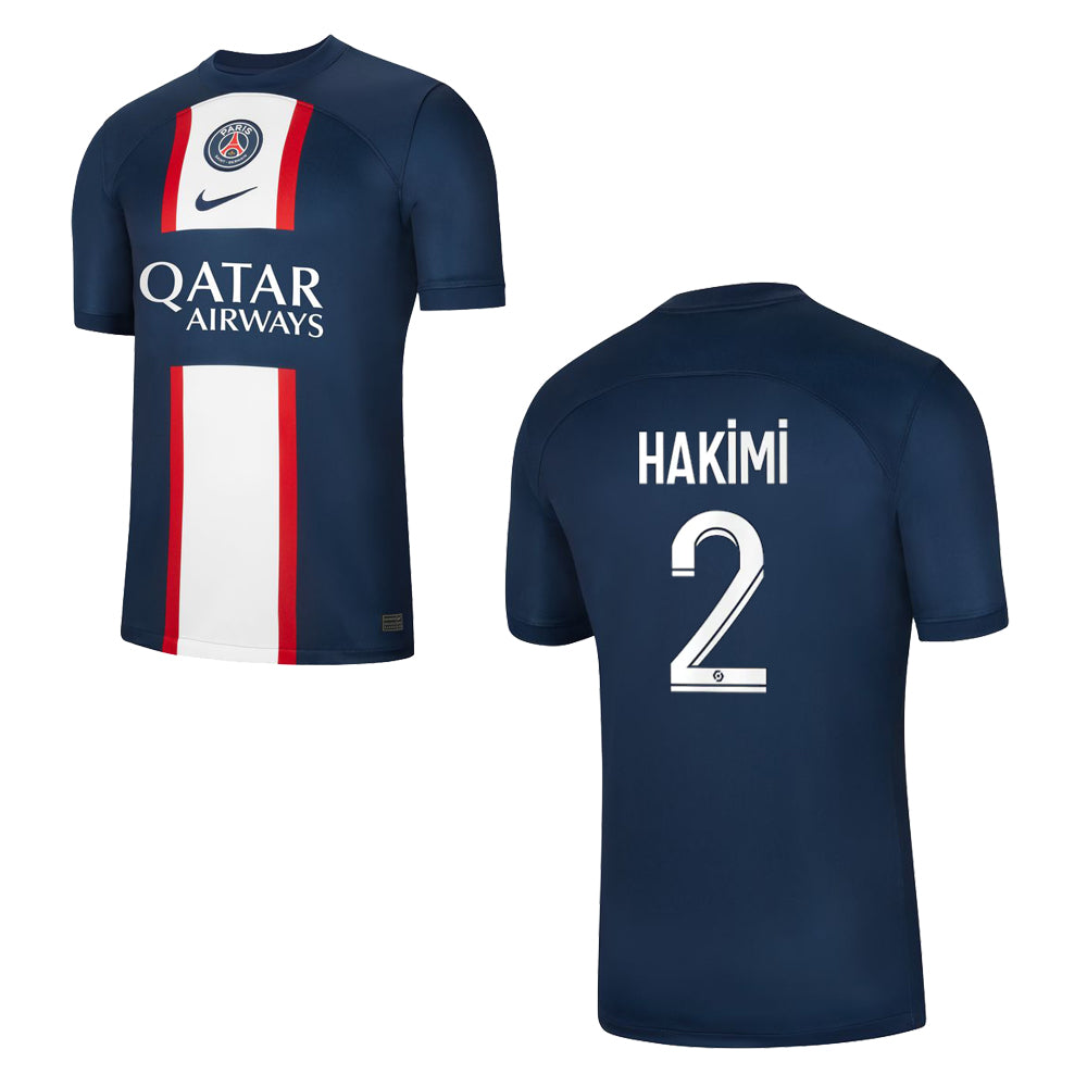 PSG PARIS SAINT-GERMAIN Trikot Authentic Home Herren 22 / 23 - HAKIMI 2