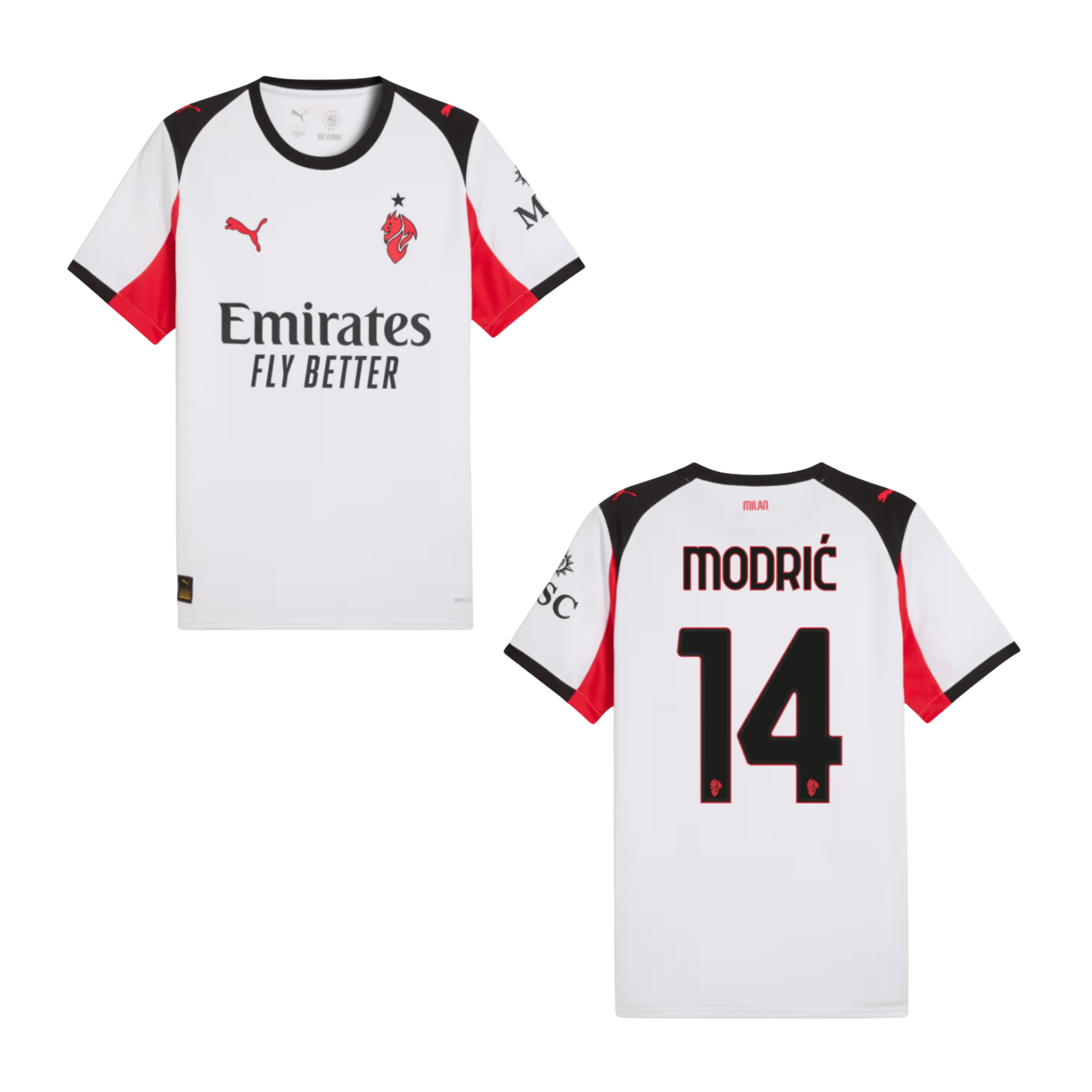 ACM AC MAILAND Trikot Away Herren 25 / 26 - MODRIĆ 14