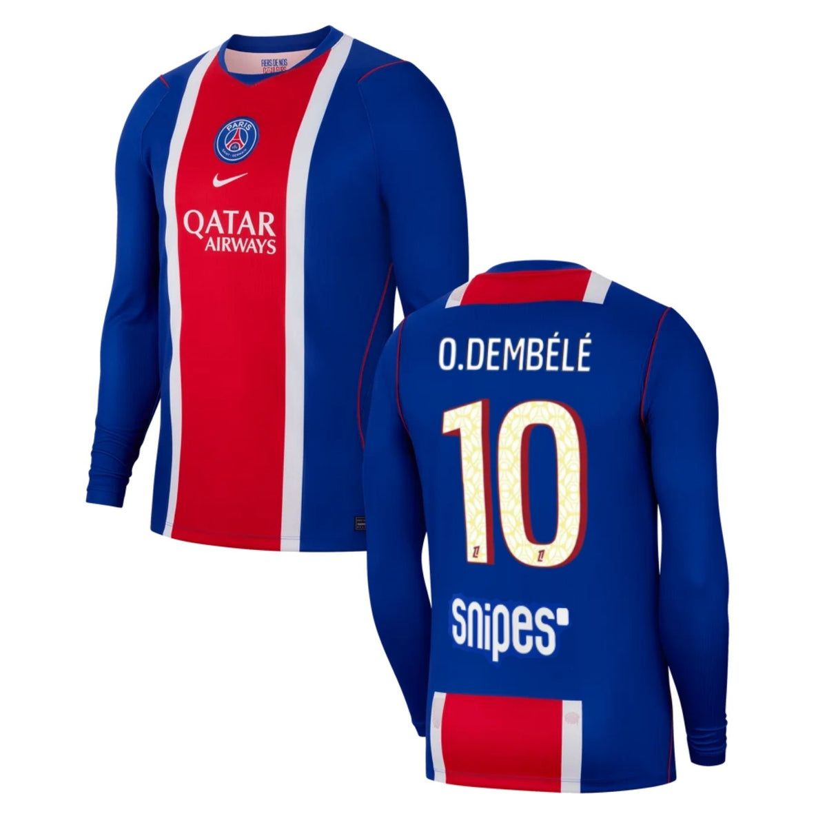 Camiseta PSG PARIS SAINT-GERMAIN local manga larga 26 / 27 - O. DEMBÉLÉ 10