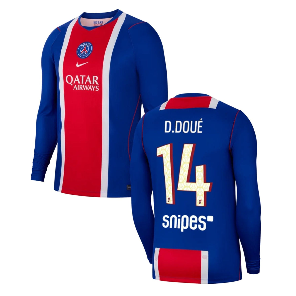 Camiseta PSG PARIS SAINT-GERMAIN Home manga larga 26 / 27 - D. DOUÉ 14