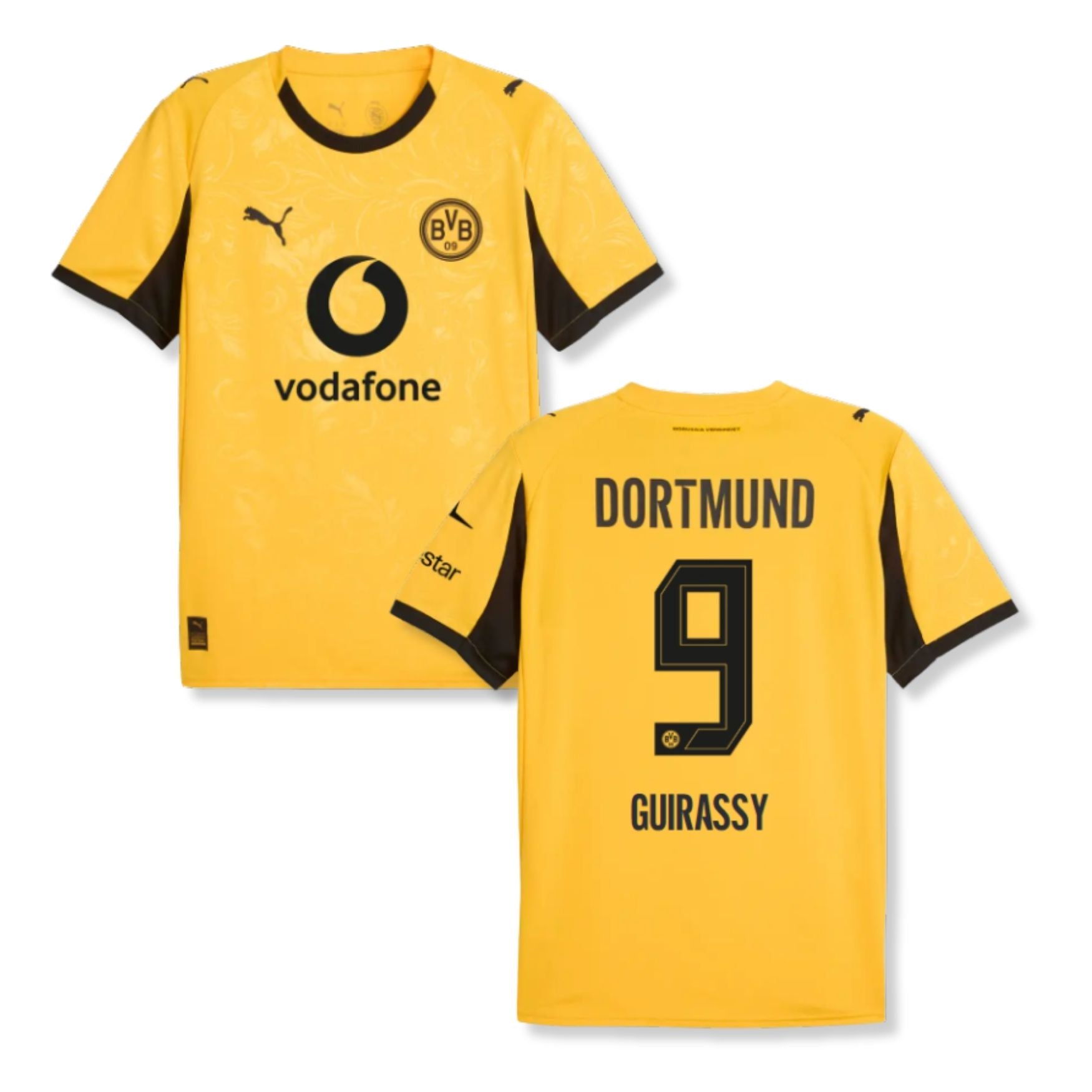 BVB BORUSSIA DORTMUND AUTHENTIC Trikot Cup Herren 25 / 26 - GUIRASSY 9
