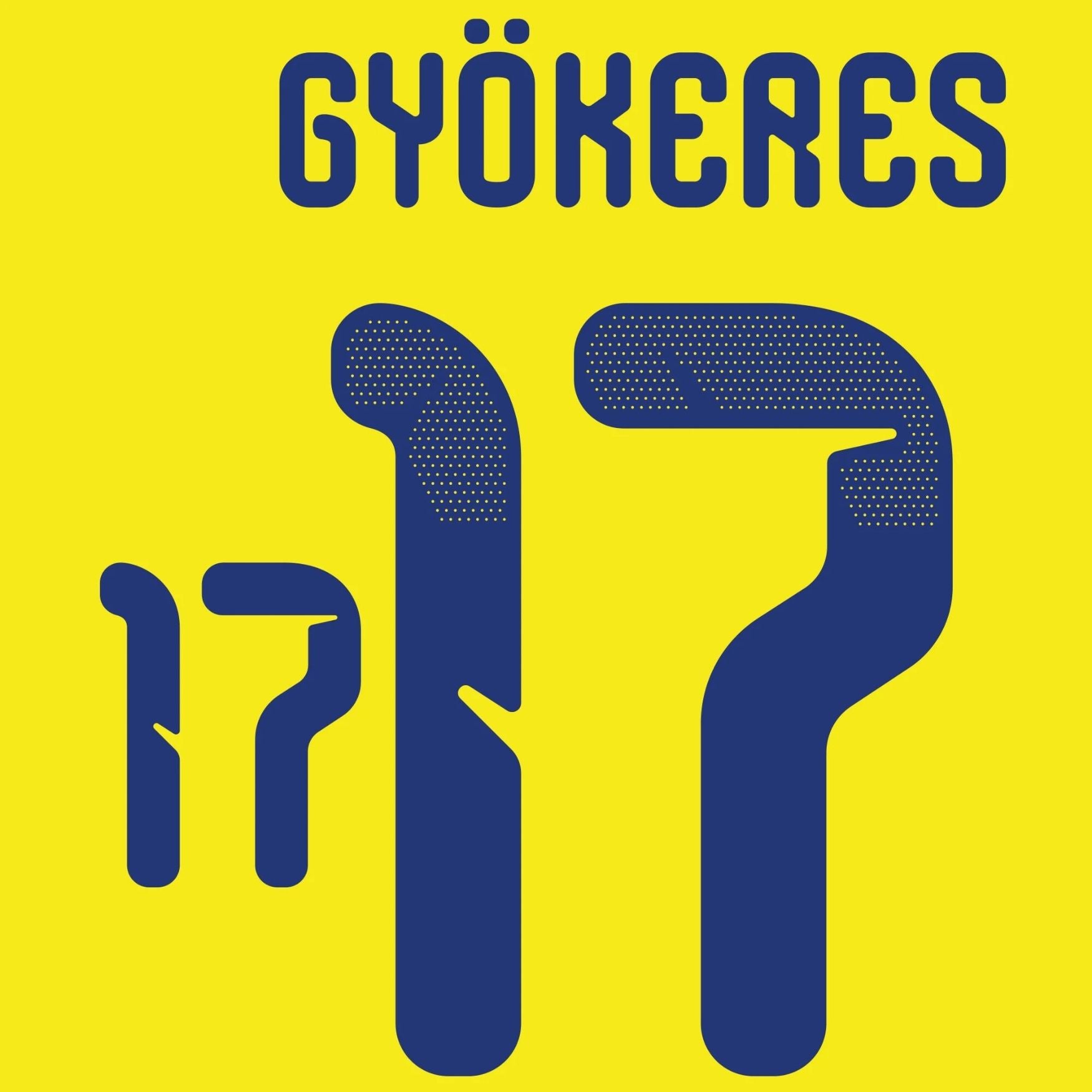 Original Trikot - Flock SVFF SCHWEDEN Home 25 / 26 - #17 GYÖKERES
