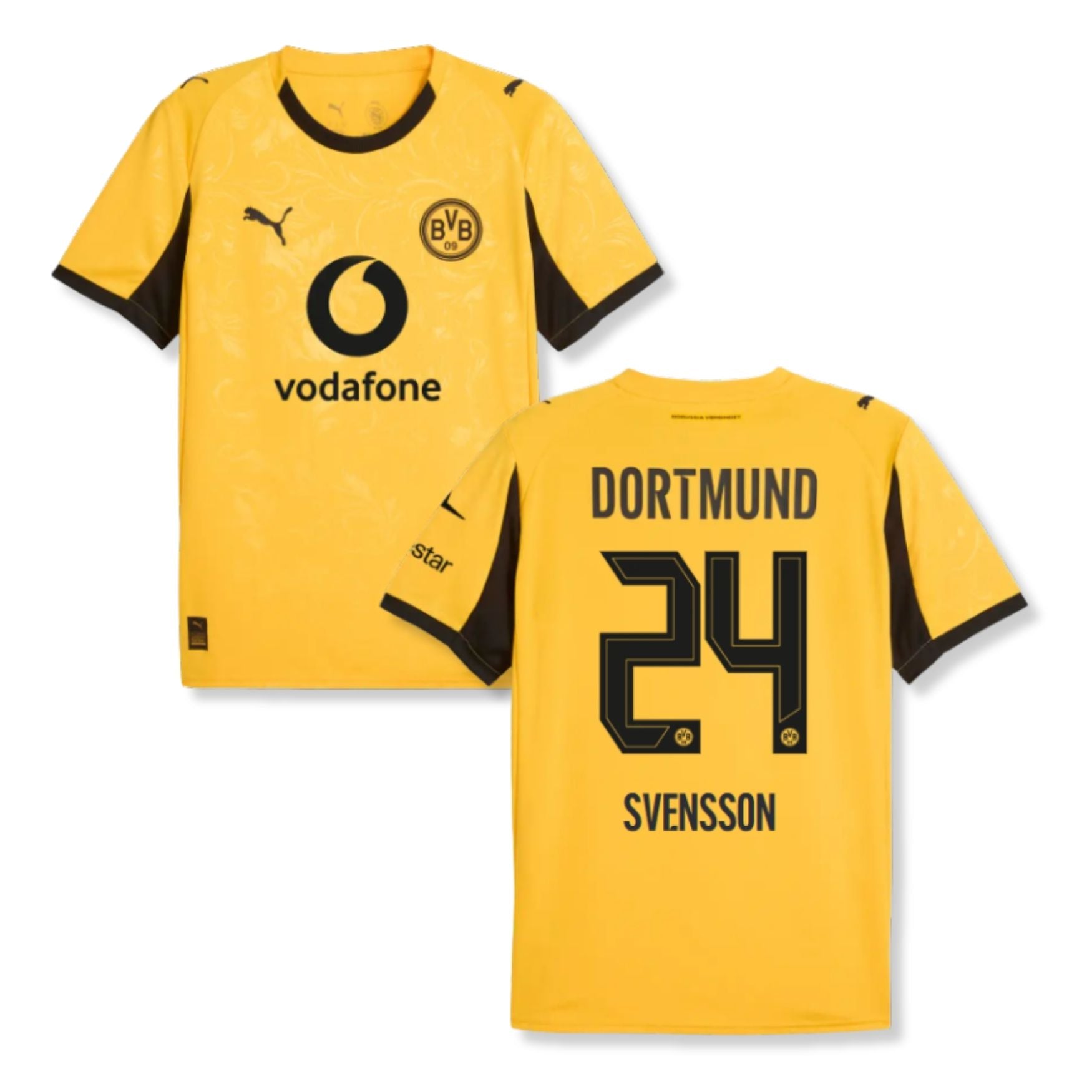 BVB BORUSSIA DORTMUND AUTHENTIC Trikot Cup Herren 25 / 26 - SVENSSON 24