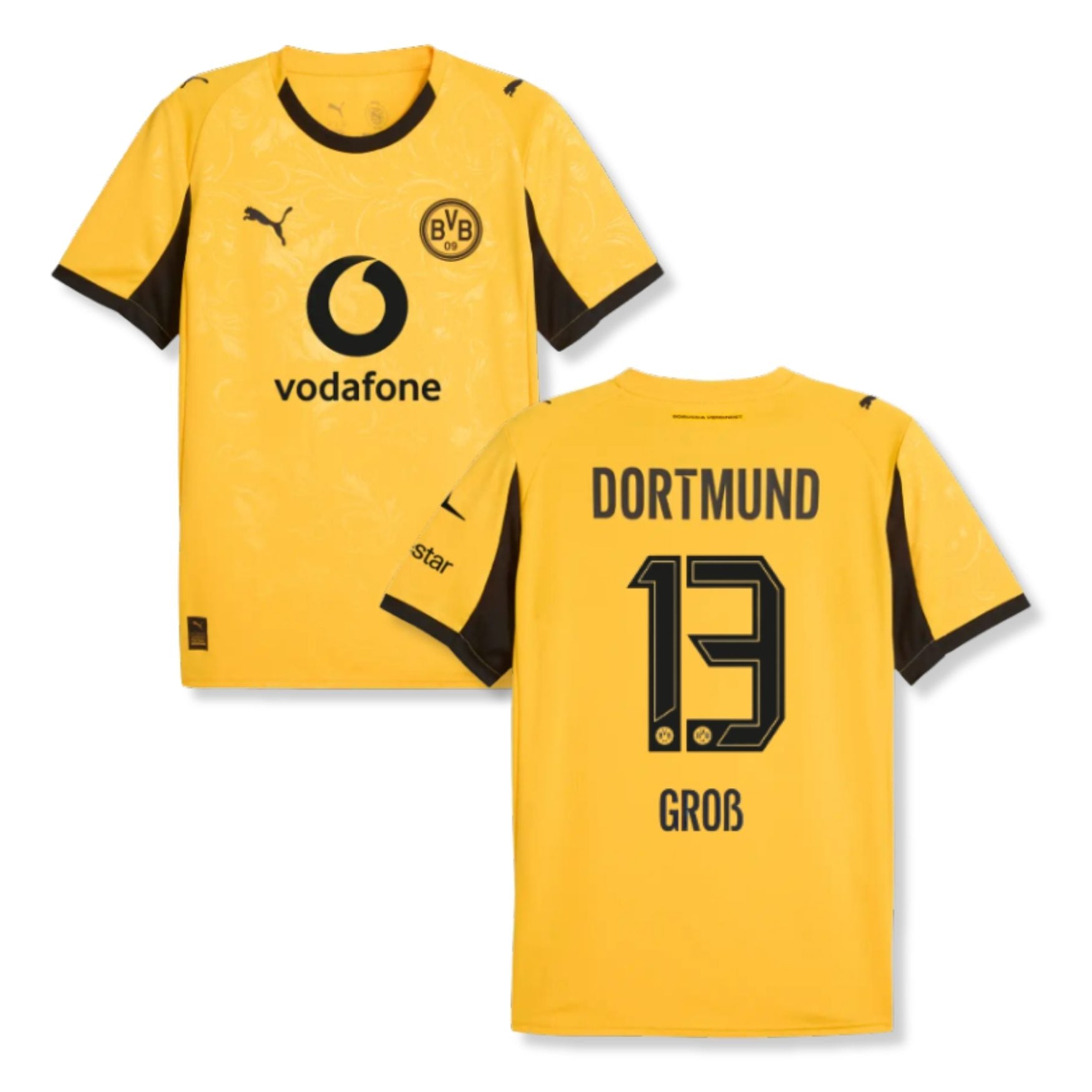BVB BORUSSIA DORTMUND AUTHENTIC Trikot Cup Herren 25 / 26 - GROß 13