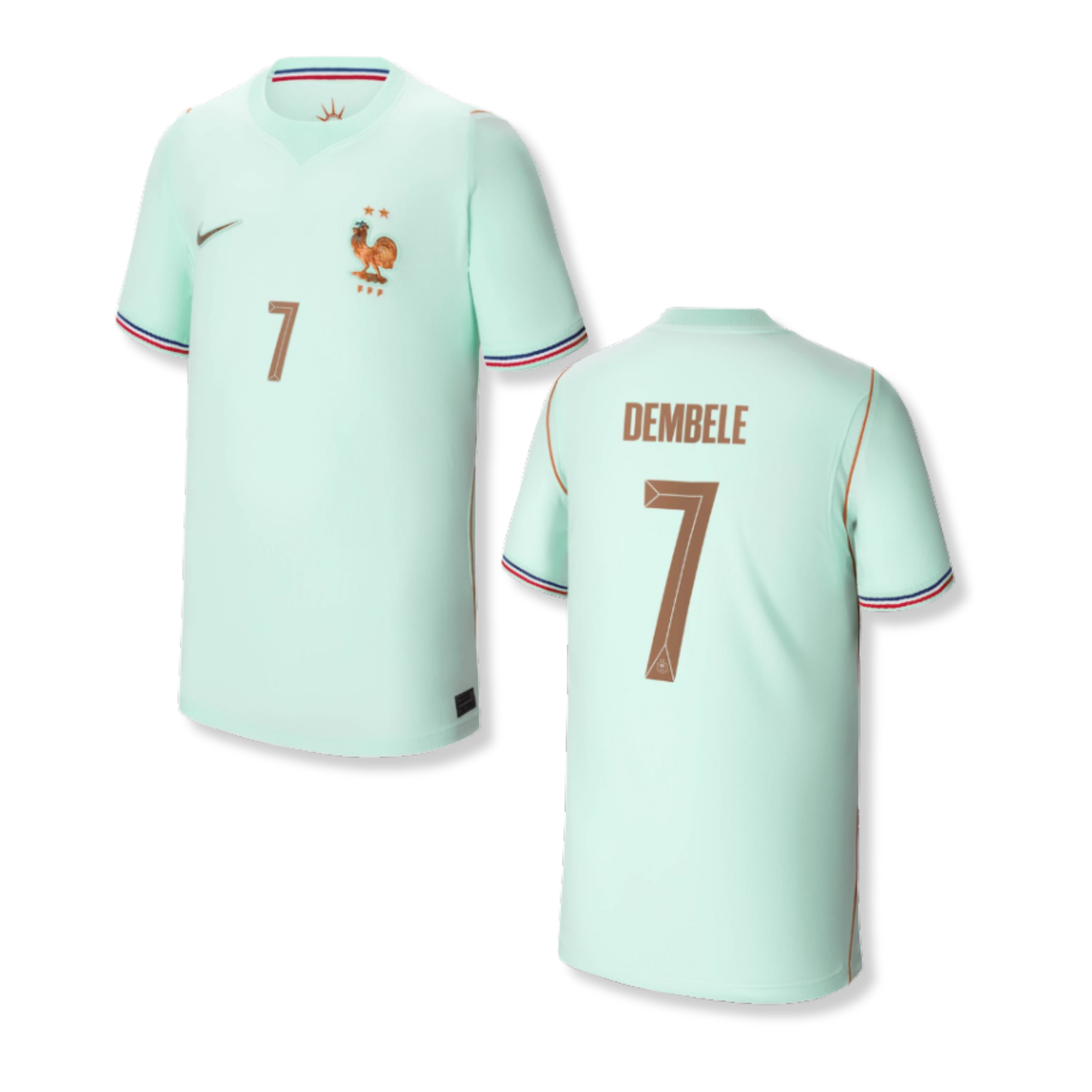 FFF FRANKREICH AUTHENTIC Trikot Away Herren WM 2026 - DEMBELE 7