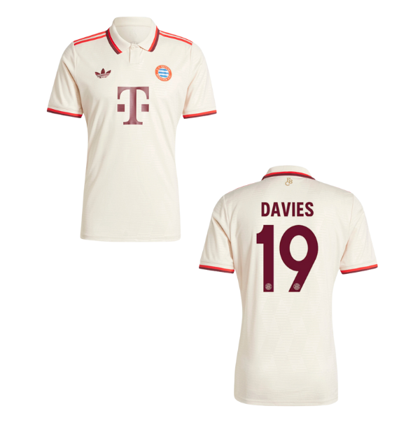 FCB FC BAYERN MÜNCHEN Trikot 3rd Frauen 24 / 25 - DAVIES 19