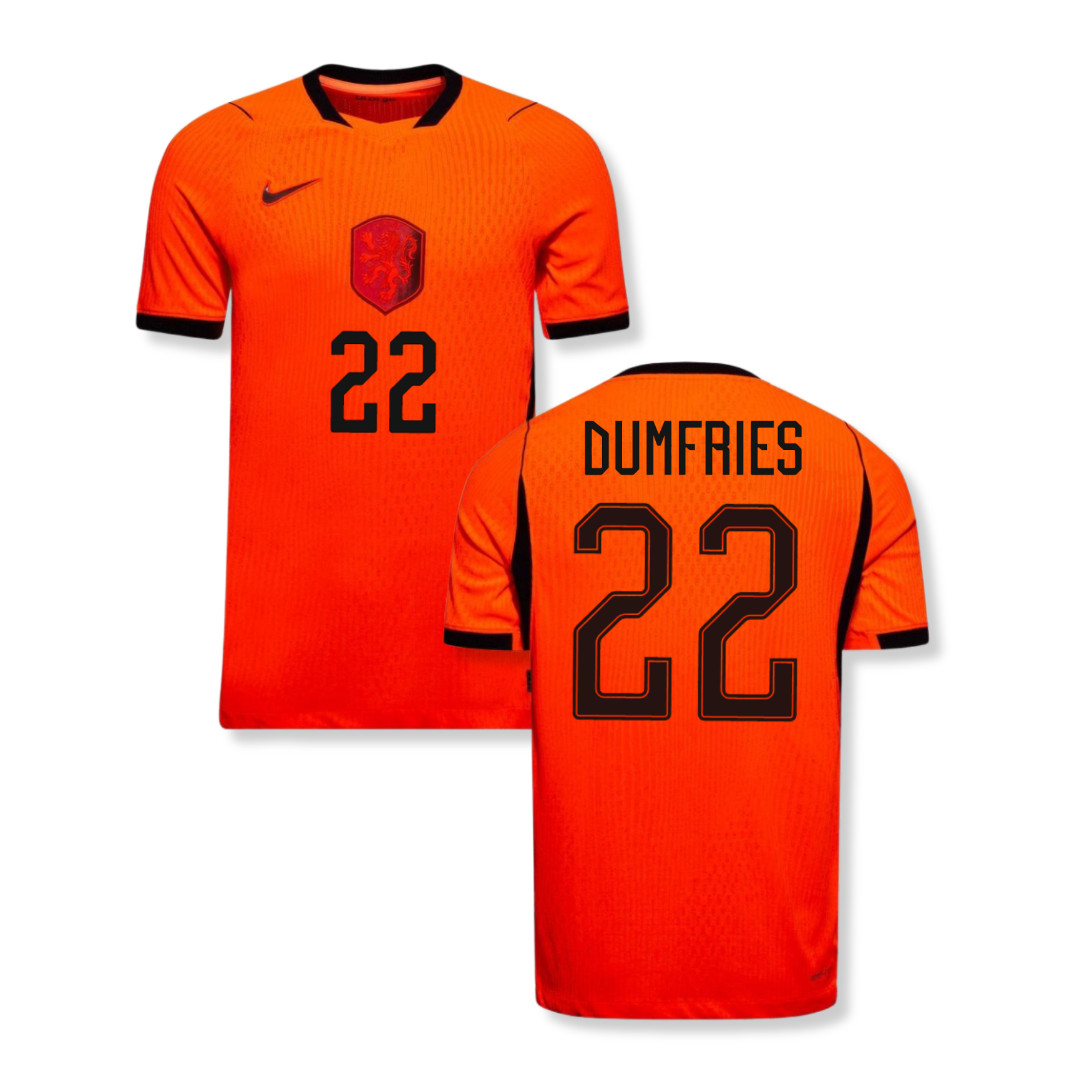 KNVB NIEDERLANDE Trikot Home Herren WM 2026 - DUMFRIES 22 (Fan-Style)