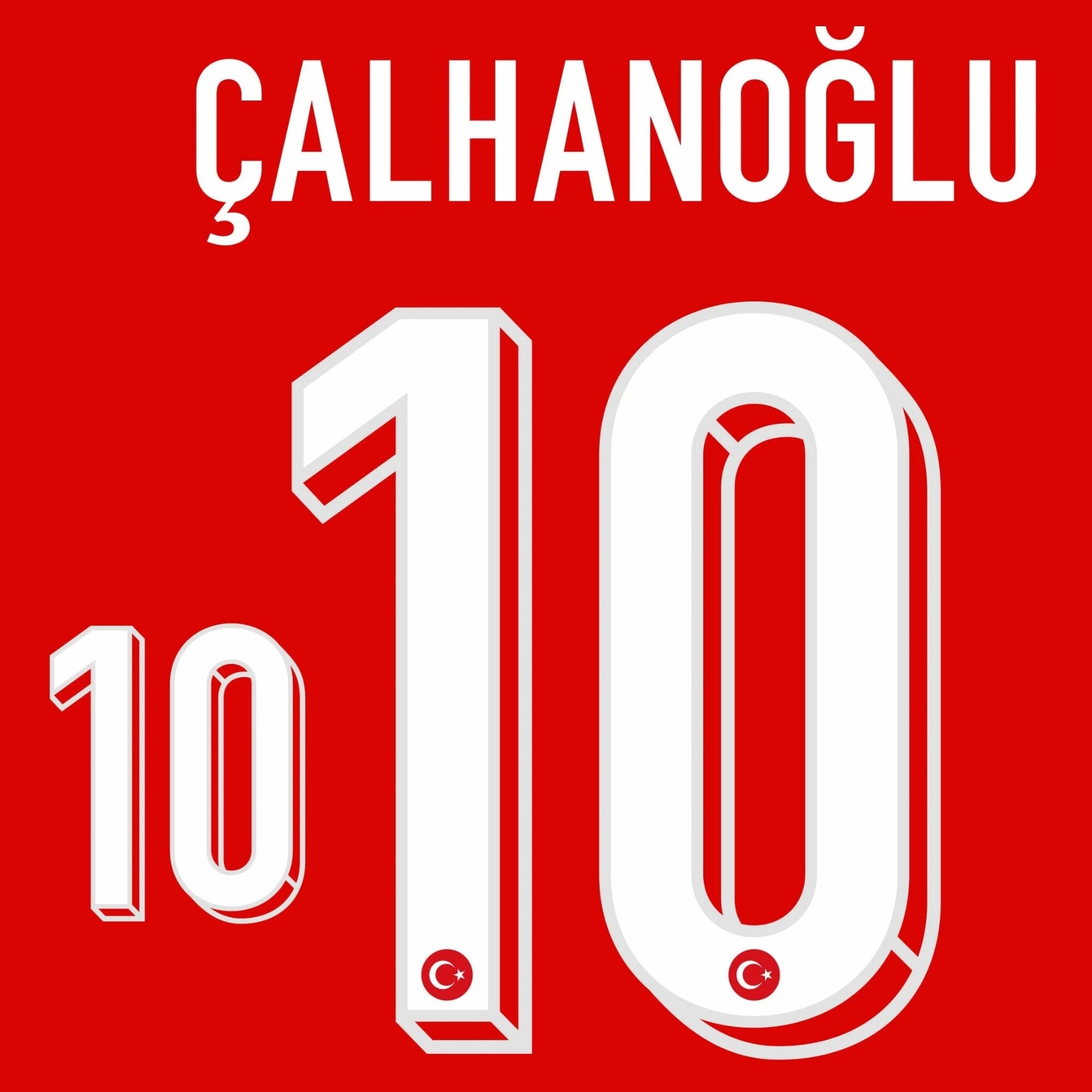 Original Trikot - Flock TFF TÜRKEI Home WM 2026 - #10 ÇALHANOĞLU