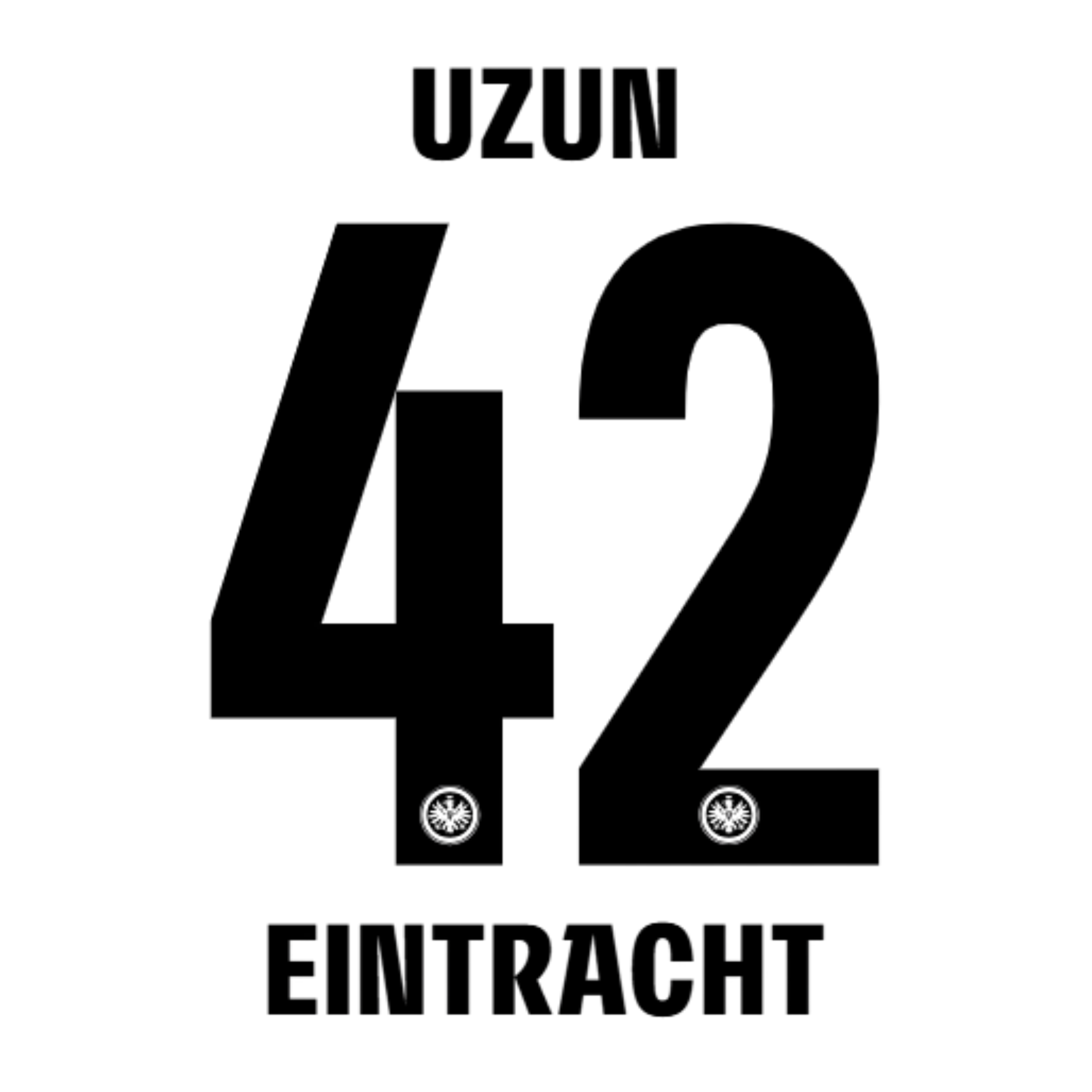 Camiseta de visitante original 25/26 SGE EINTRACHT FRANKFURT Flock - LARSSON 16