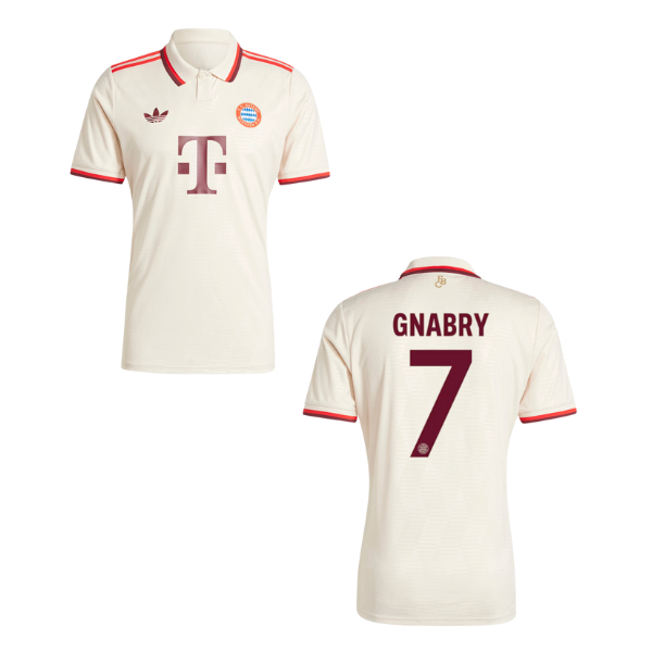 FCB FC BAYERN MÜNCHEN Trikot 3rd Kinder 24 / 25 - GNABRY 7