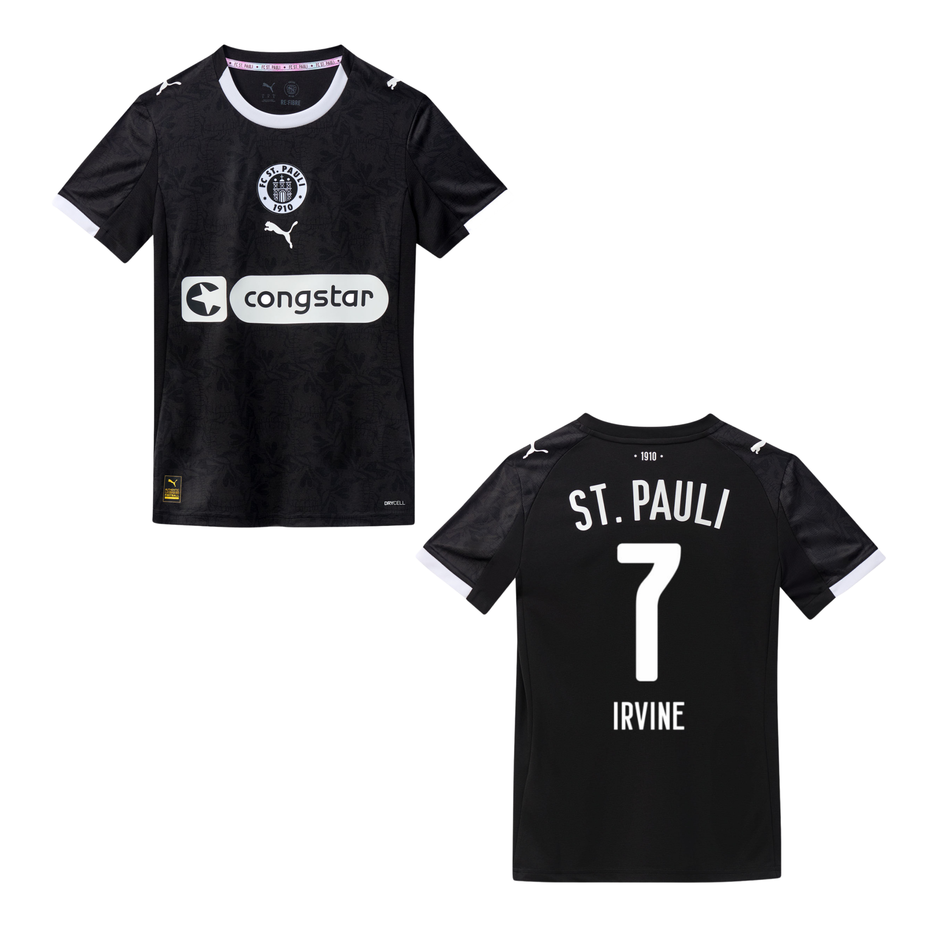 FCSP FC ST. PAULI Trikot 3rd Herren 25 / 26 - IRVINE 7