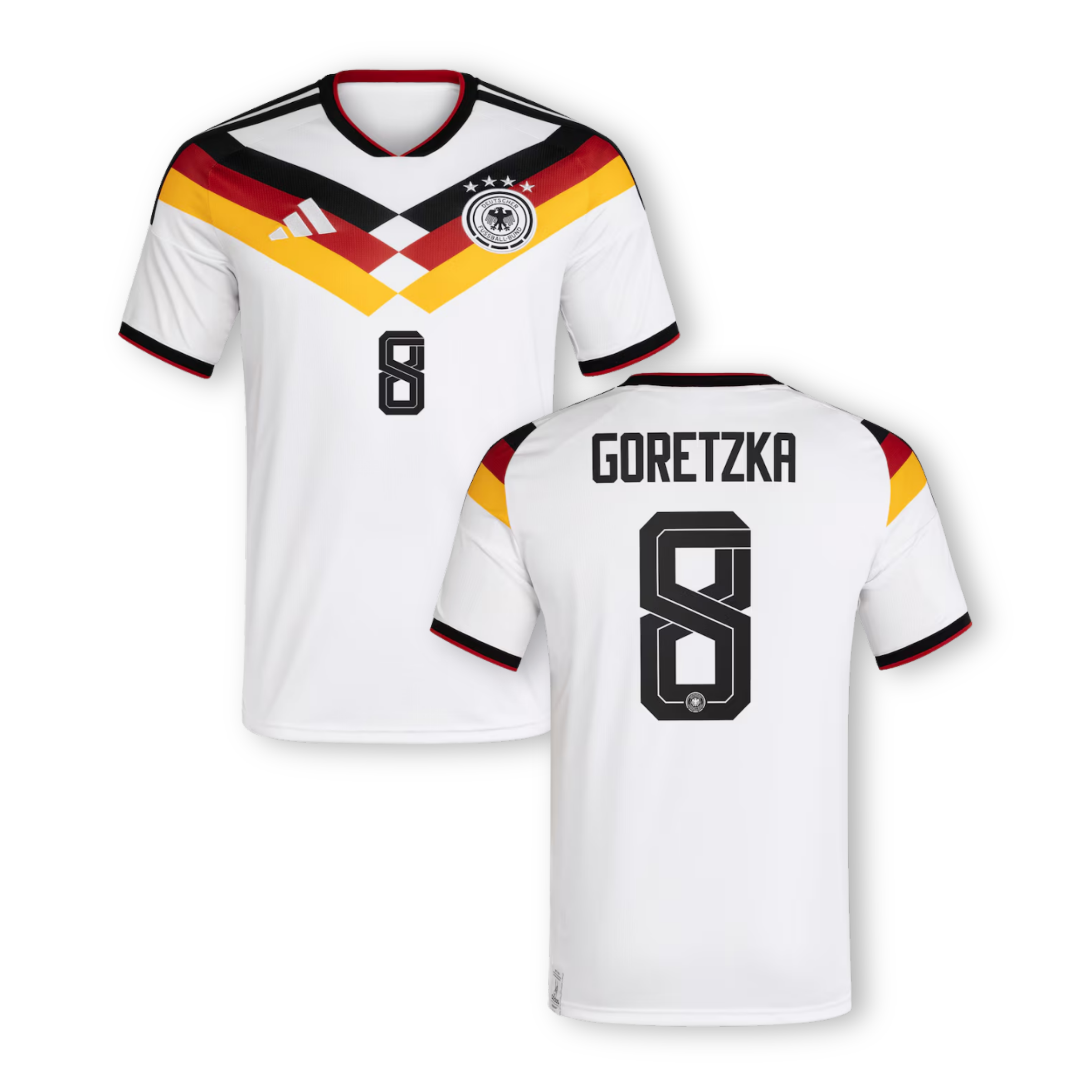 DFB DEUTSCHLAND AUTHENTIC Trikot Home Herren WM 2026 - GORETZKA 8