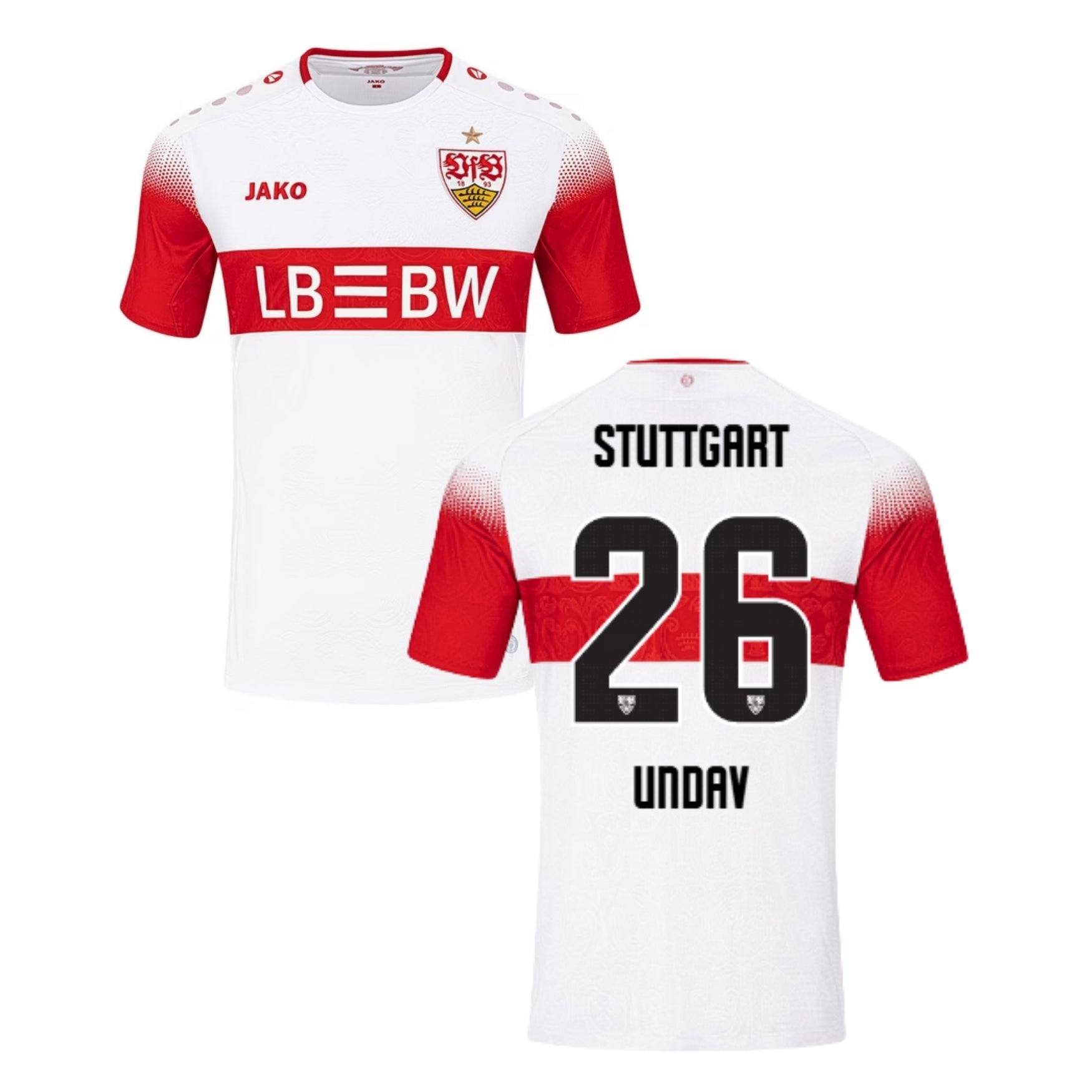 VFB STUTTGART Trikot Home Herren 26 / 27 - UNDAV 26