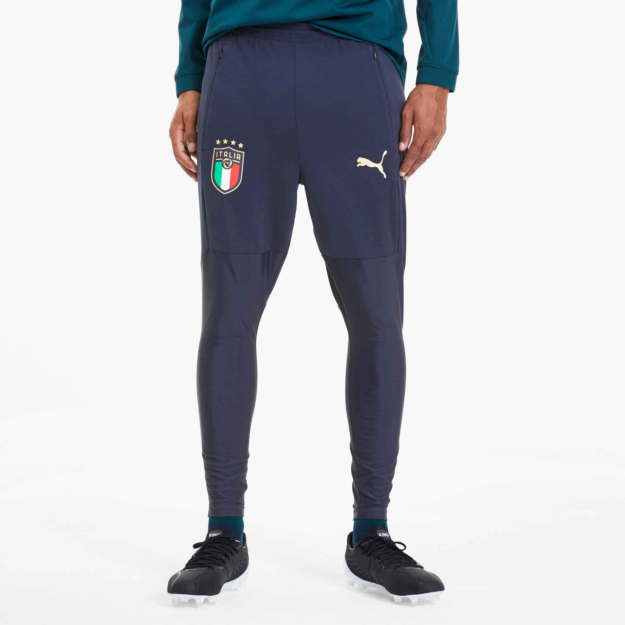 puma ITALIEN Hose Herren EURO 2020 blau