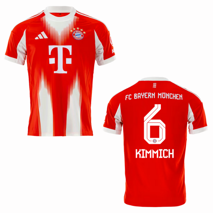 FCB FC BAYERN MÜNCHEN Trikot Home Herren 25 / 26 - KIMMICH 6