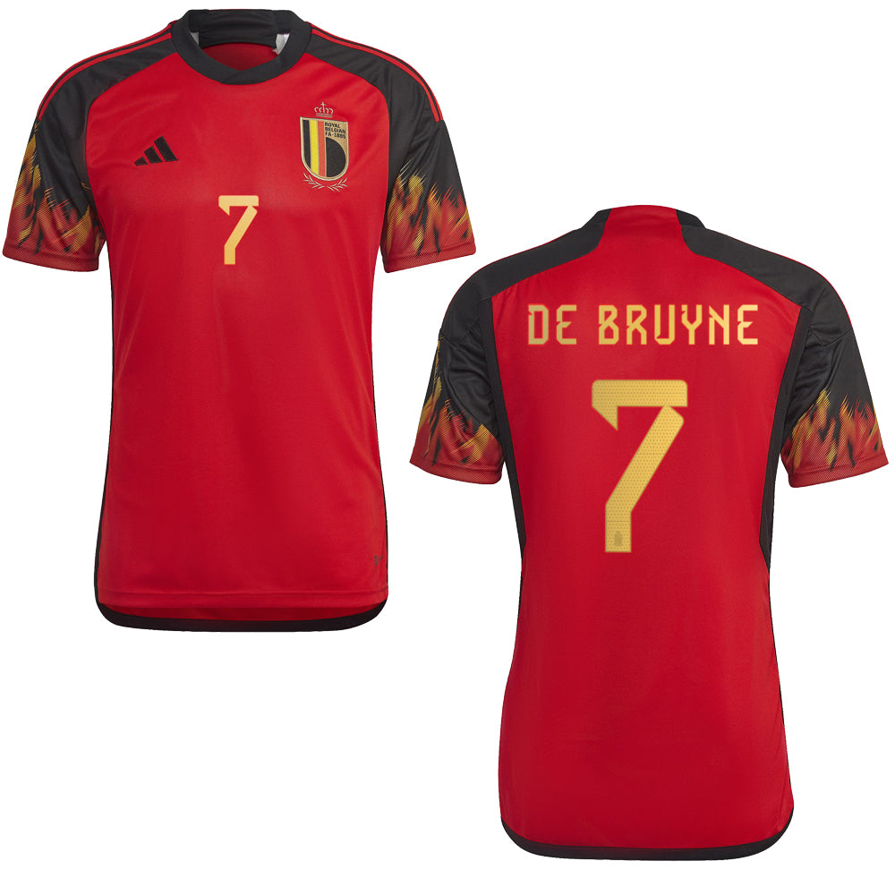 BELGIEN Trikot Authentic Home Herren WM 2022 - DE BRUYNE 7