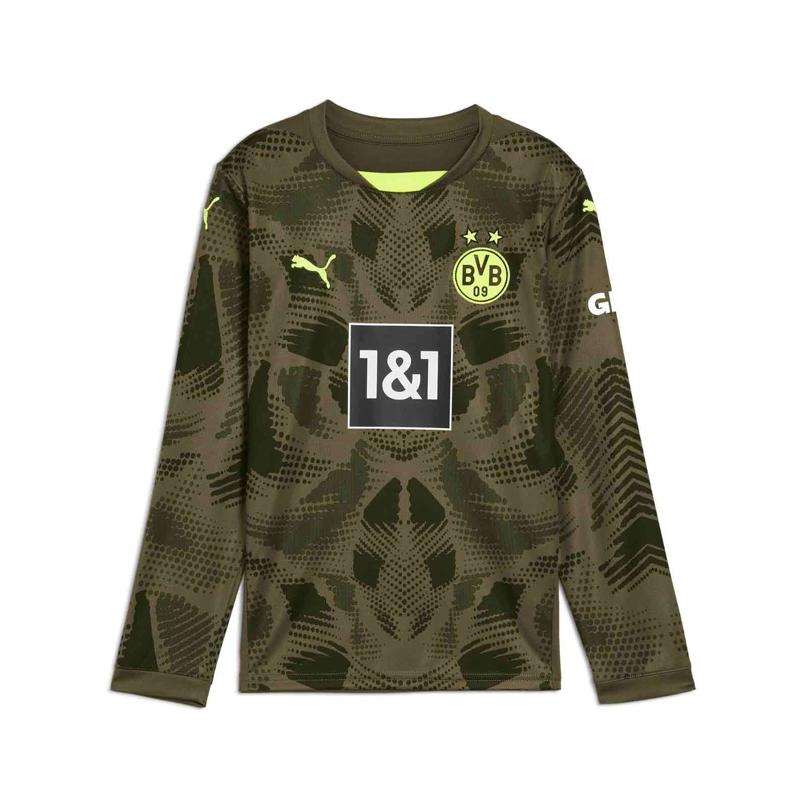 BVB BORUSSIA DORTMUND Trikot Torwart Kinder dunkelgrün 24 / 25