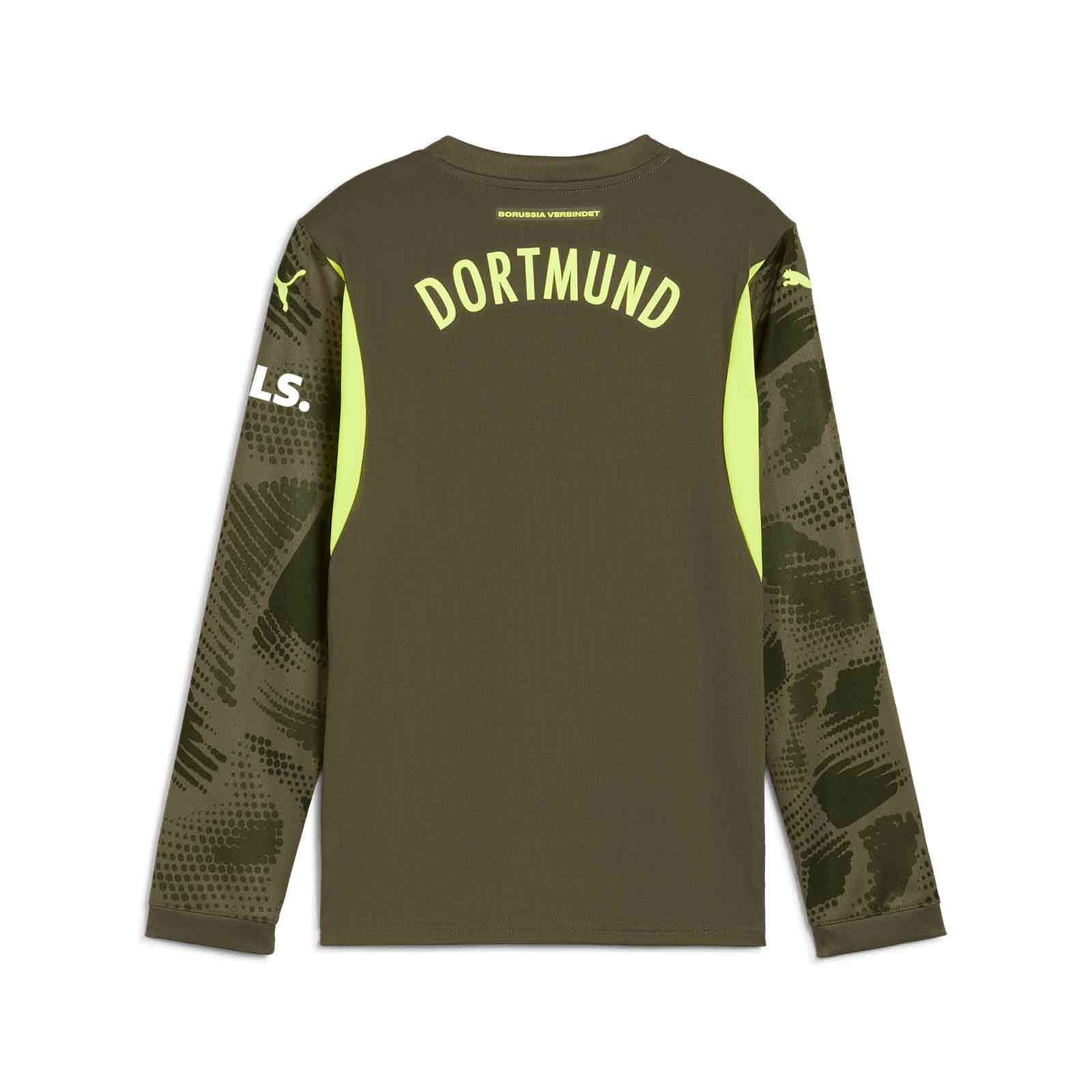 BVB BORUSSIA DORTMUND Trikot Torwart Kinder dunkelgrün 24 / 25