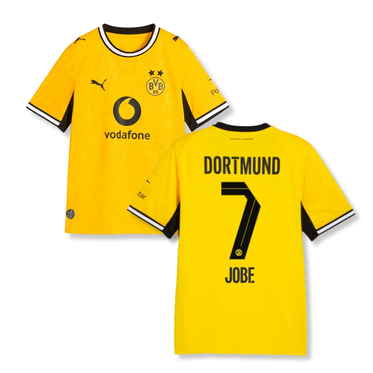 BVB BORUSSIA DORTMUND AUTHENTIC Jersey Home Men 26 / 27 - JOBE 7