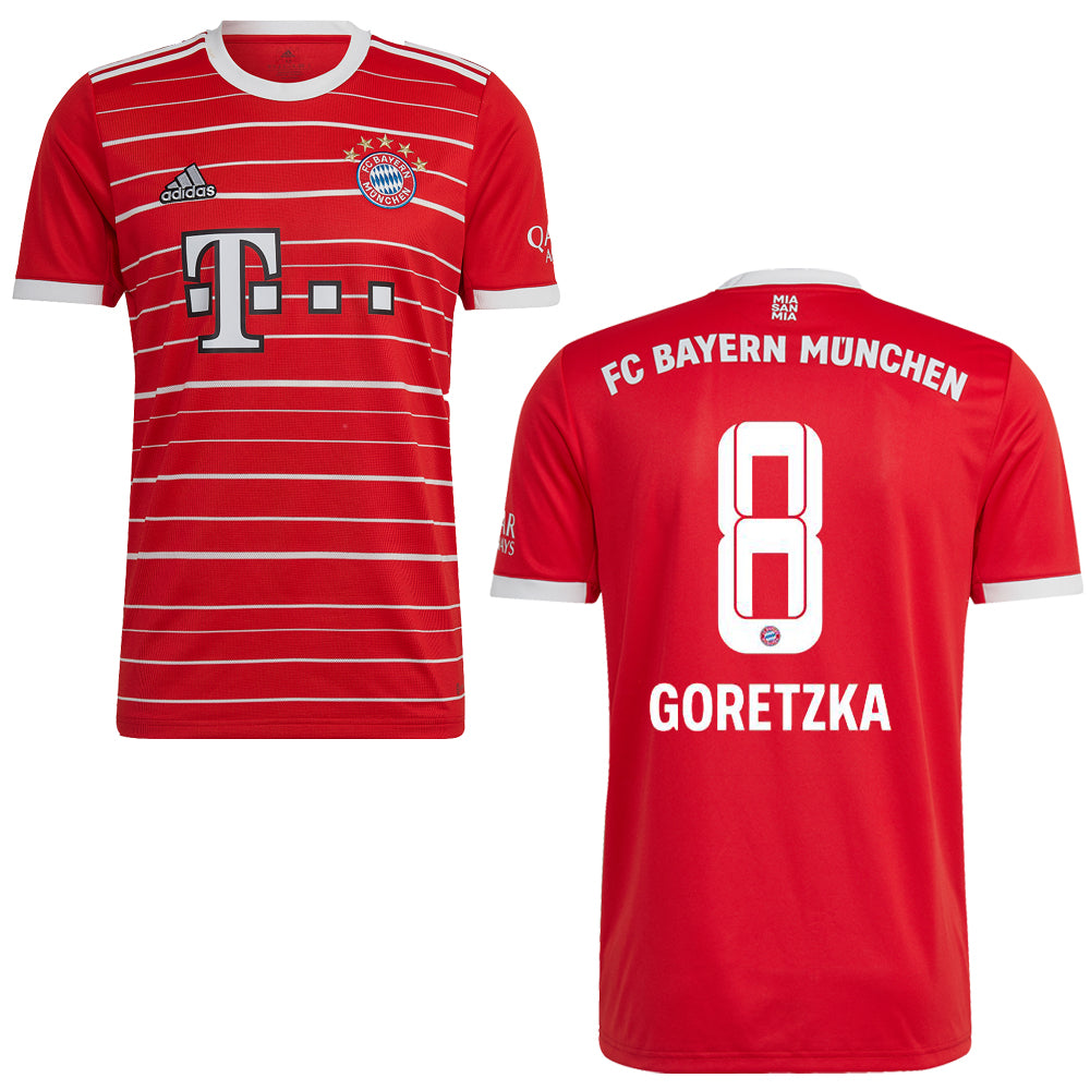 FC BAYERN MÜNCHEN Trikot Home Herren 22 / 23 - GORETZKA 8