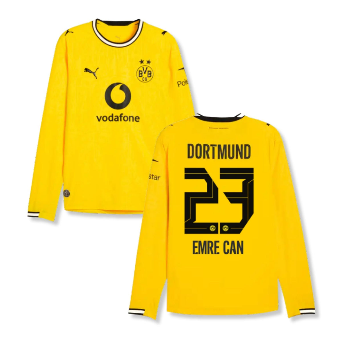 BVB BORUSSIA DORTMUND Maglia Home Uomo maniche lunghe 26 / 27 - EMRE CAN 23