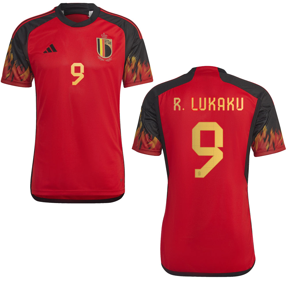 BELGIEN Trikot Home Kinder WM 2022 - R. LUKAKU 9