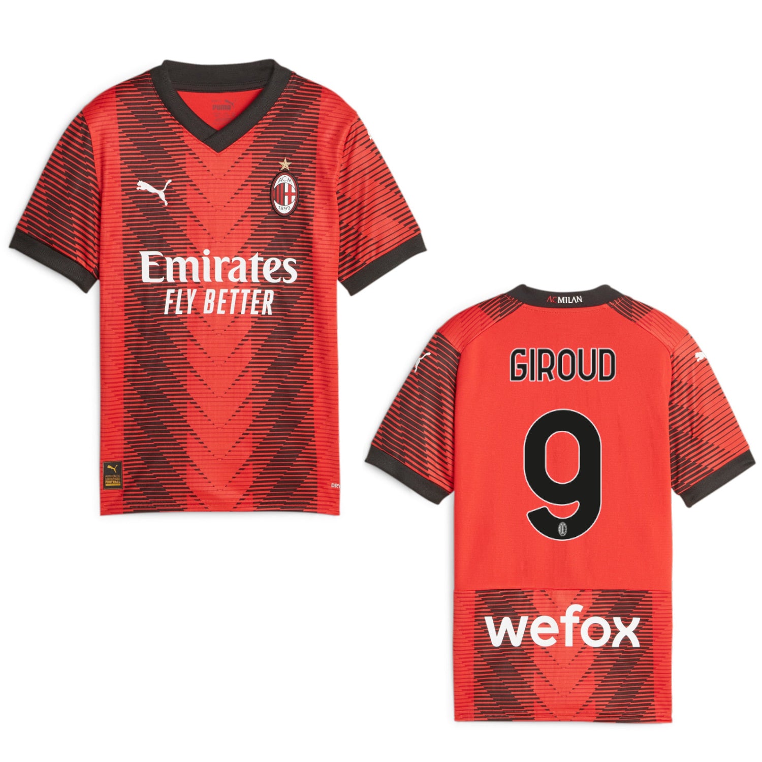 puma AC MAILAND Trikot Home Kinder 23 / 24 - GIROUD 9