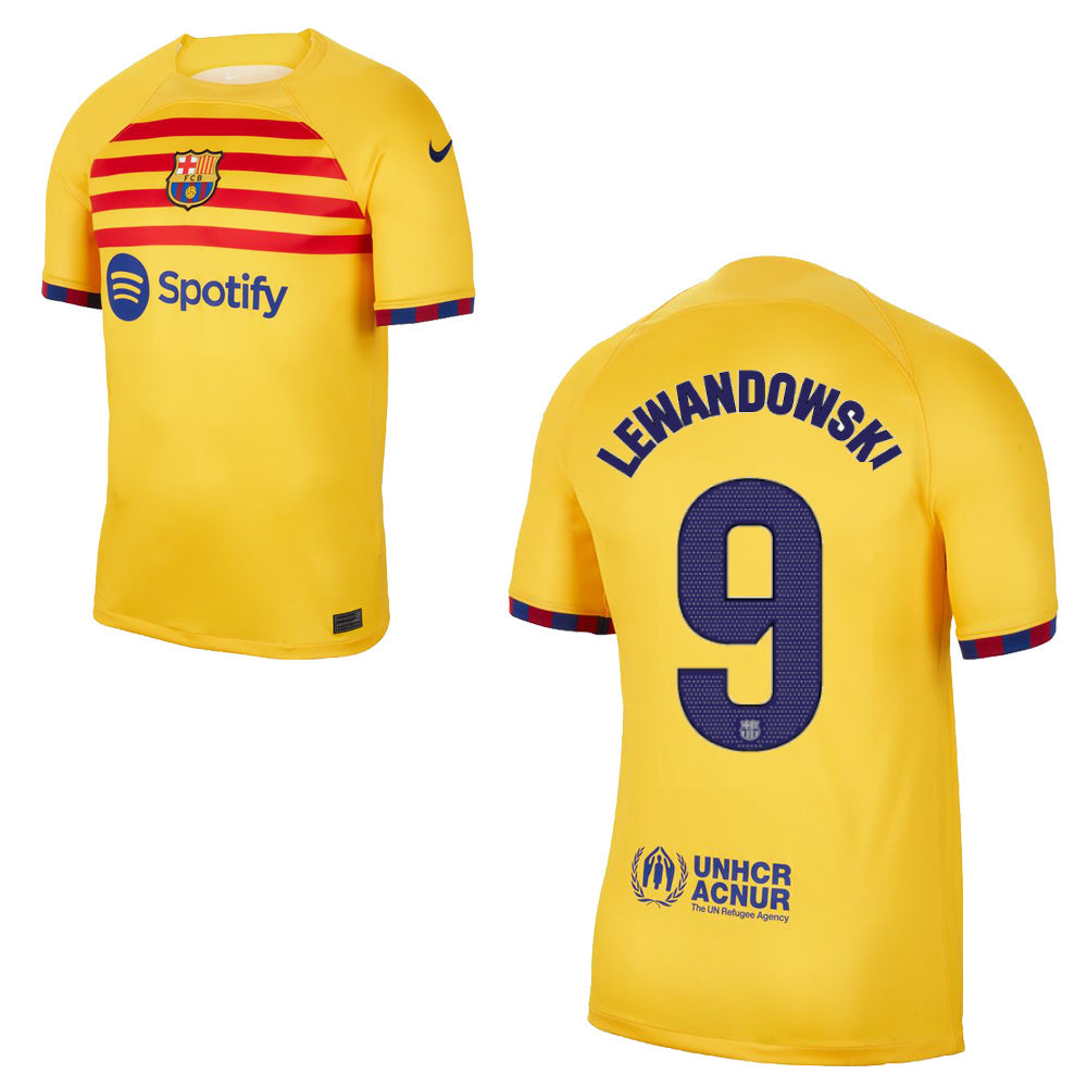 FC BARCELONA Trikot 4rd Kinder 23 / 24 - LEWANDOWSKI 9