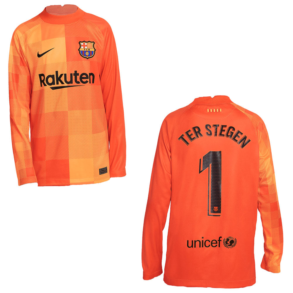 FC BARCELONA Trikot Torwart Kinder 21 / 22 - TER STEGEN 1