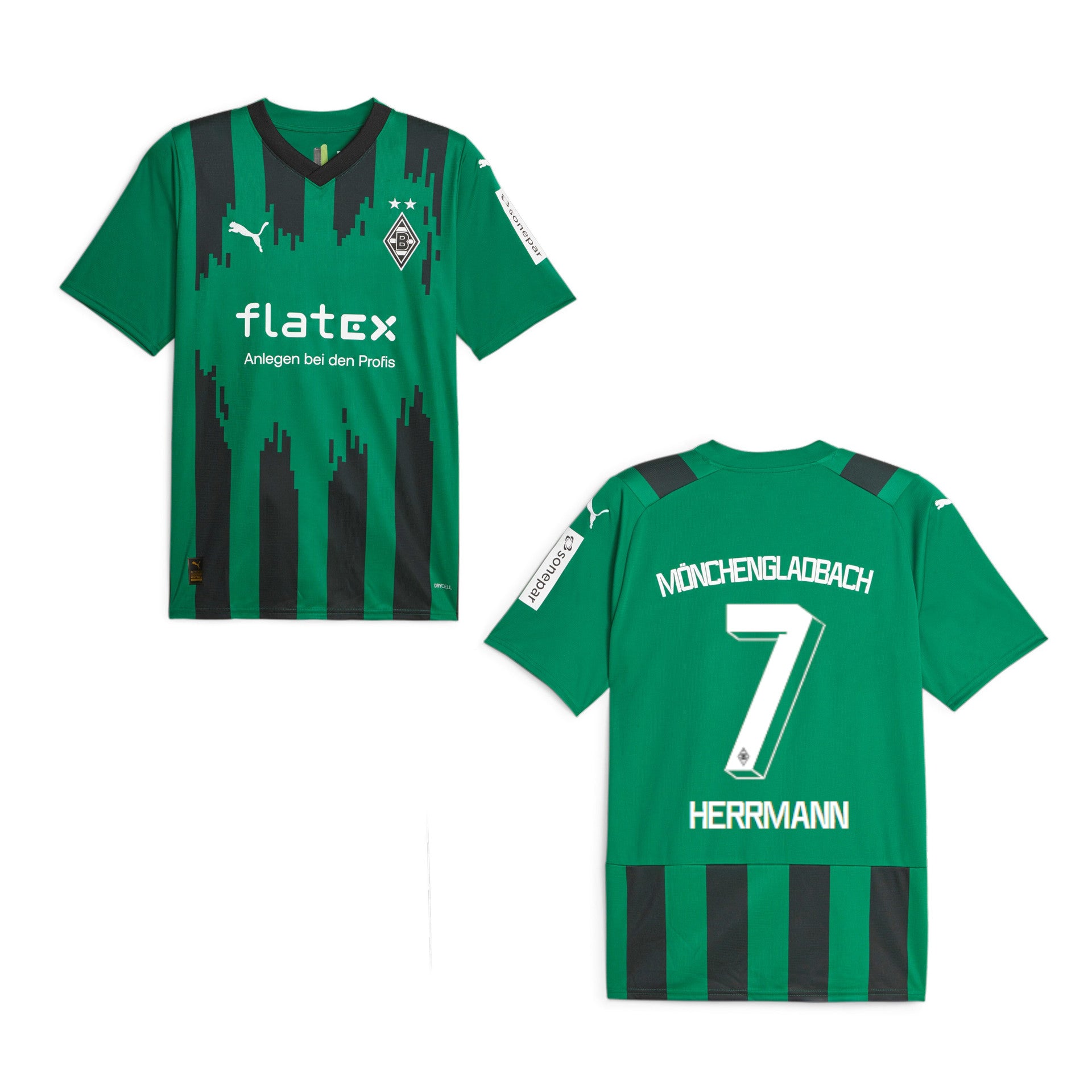 puma BMG BORUSSIA MÖNCHENGLADBACH Trikot Away Herren 23 / 24 - HERRMANN 7