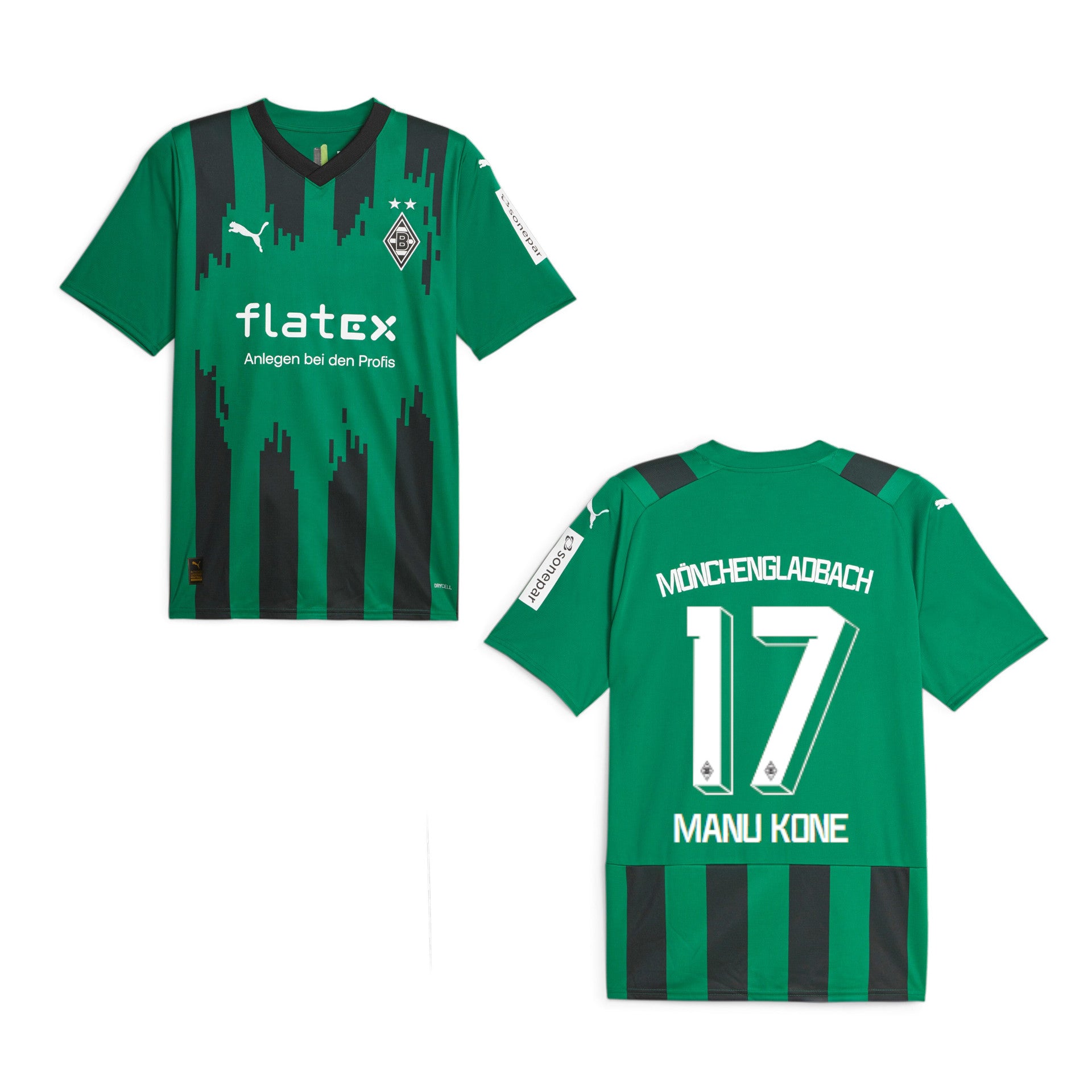 puma BMG BORUSSIA MÖNCHENGLADBACH Trikot Away Herren 23 / 24 - MANU KONE 17