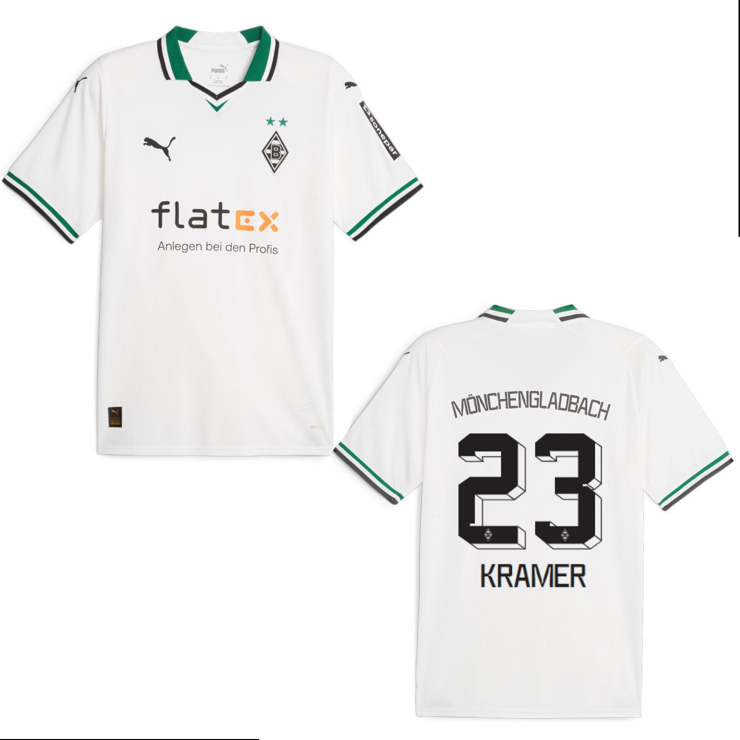 puma BMG BORUSSIA MÖNCHENGLADBACH Trikot Home Kinder 23 / 24 - KRAMER 23