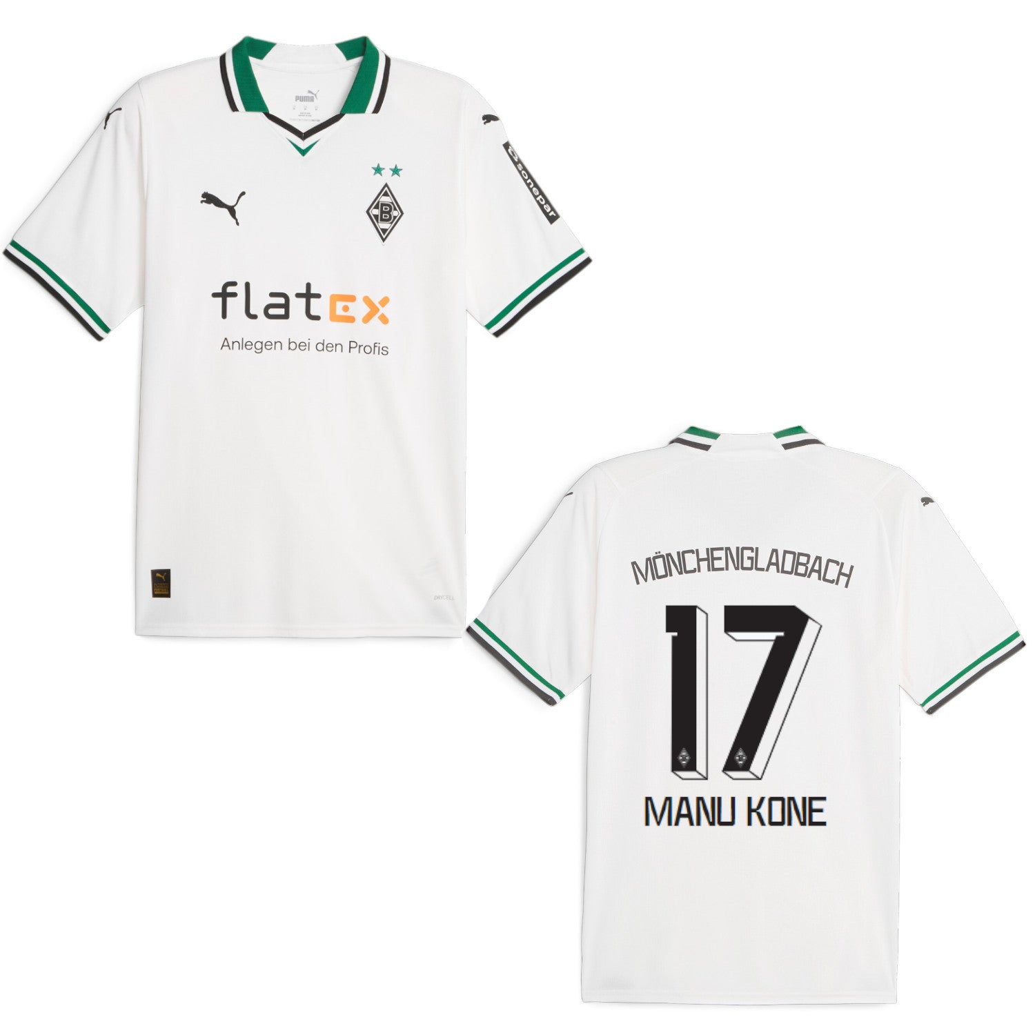 puma BMG BORUSSIA MÖNCHENGLADBACH Trikot Home Kinder 23 / 24 - MANU KONE 17