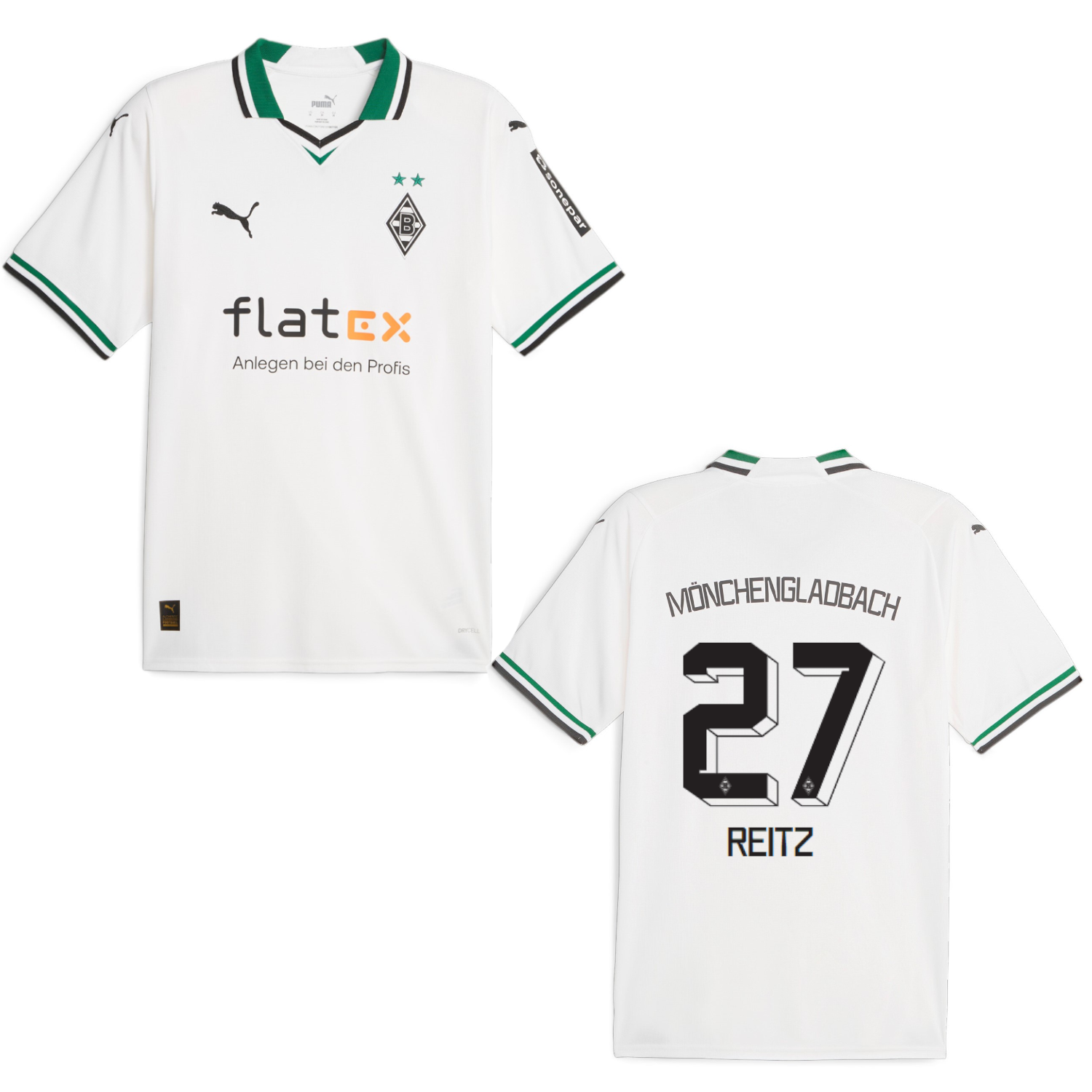 puma BMG BORUSSIA MÖNCHENGLADBACH Trikot Home Herren 23 / 24 - REITZ 27