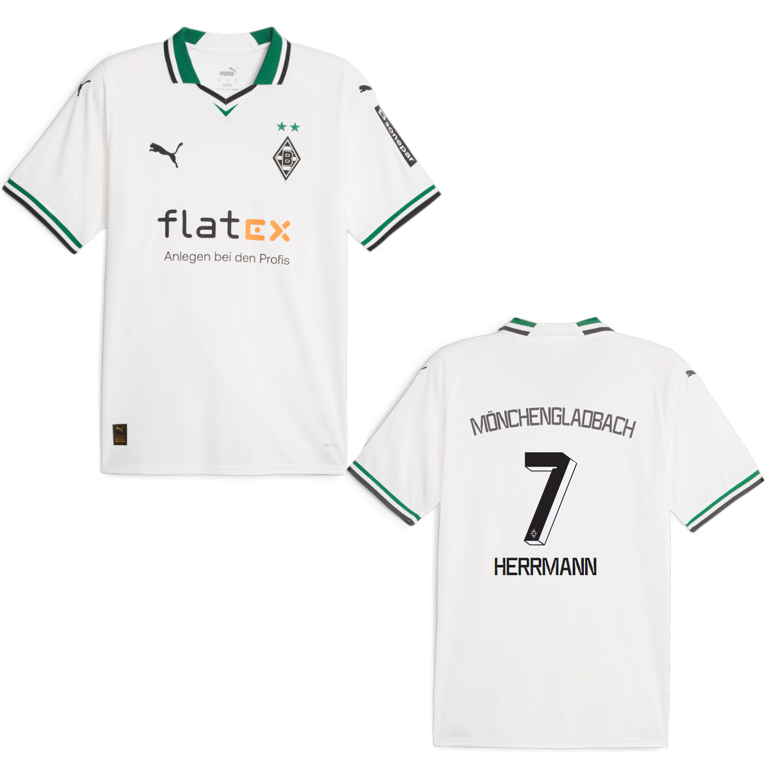 puma BMG BORUSSIA MÖNCHENGLADBACH Trikot Home Kinder 23 / 24 - HERRMANN 7