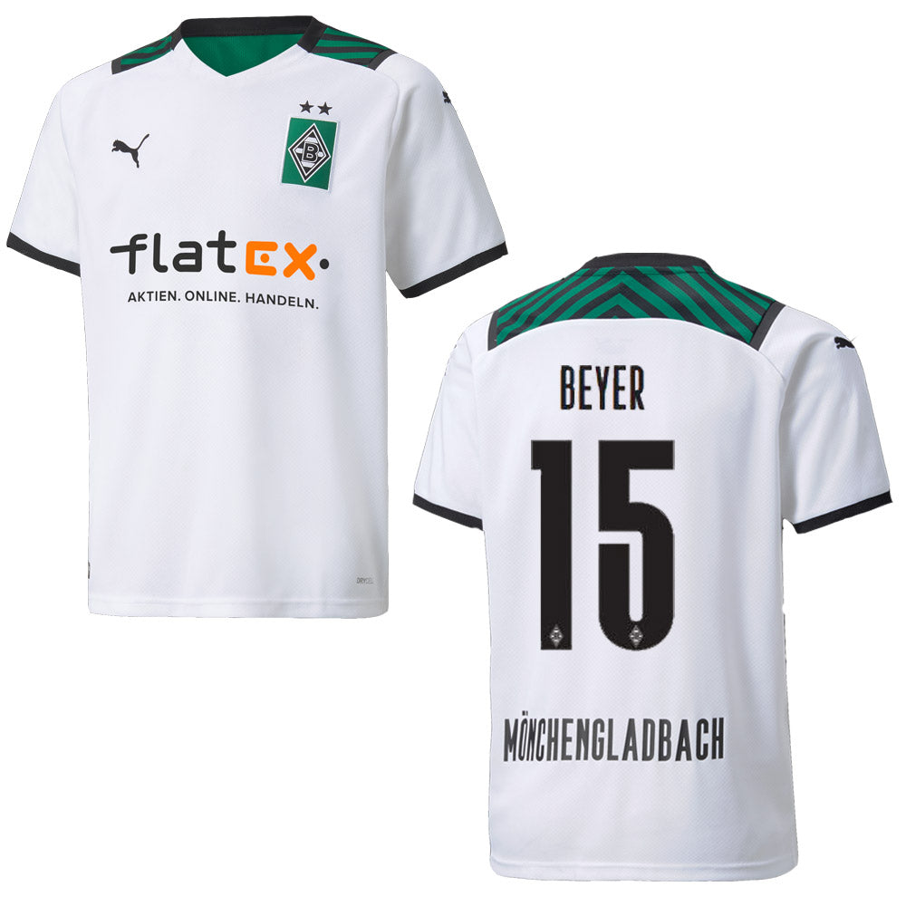 puma BMG BORUSSIA MÖNCHENGLADBACH Trikot Home Kinder 21 / 22 - BEYER 15