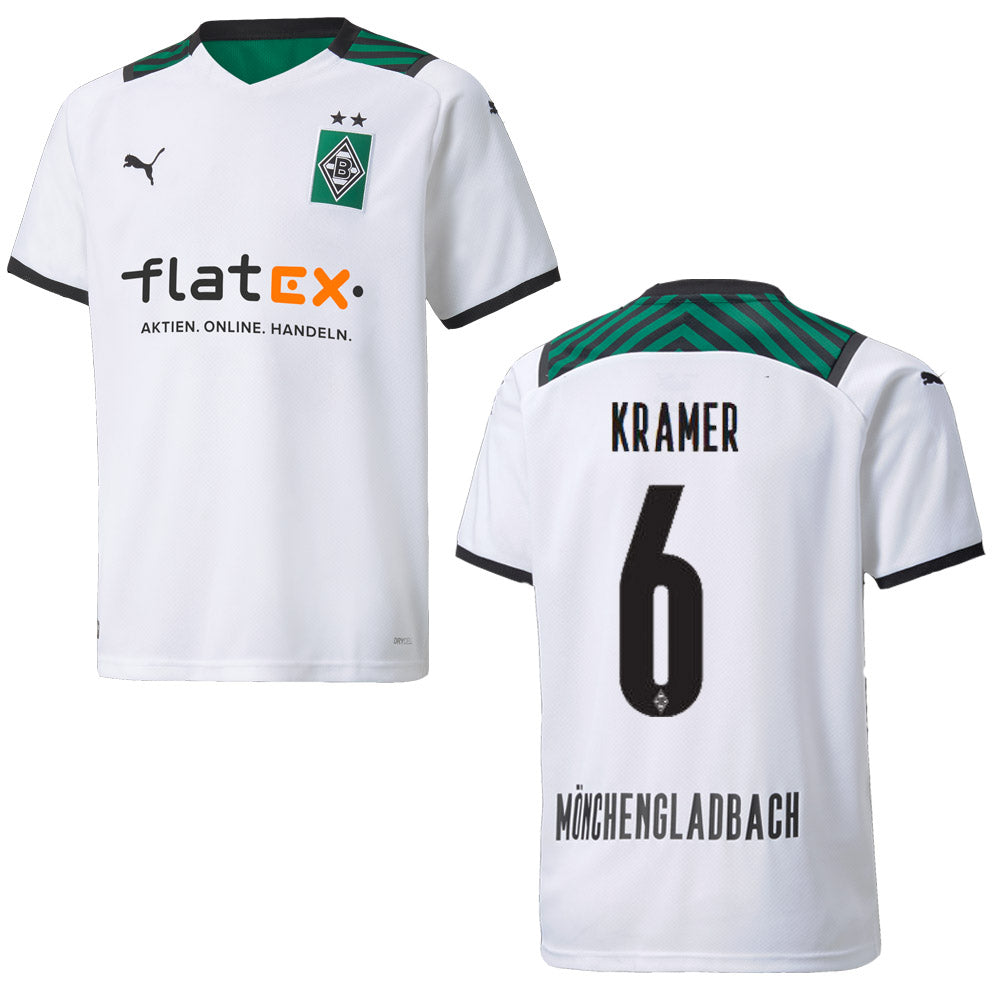 puma BMG BORUSSIA MÖNCHENGLADBACH Trikot Home Kinder  21 / 22 - KRAMER 6