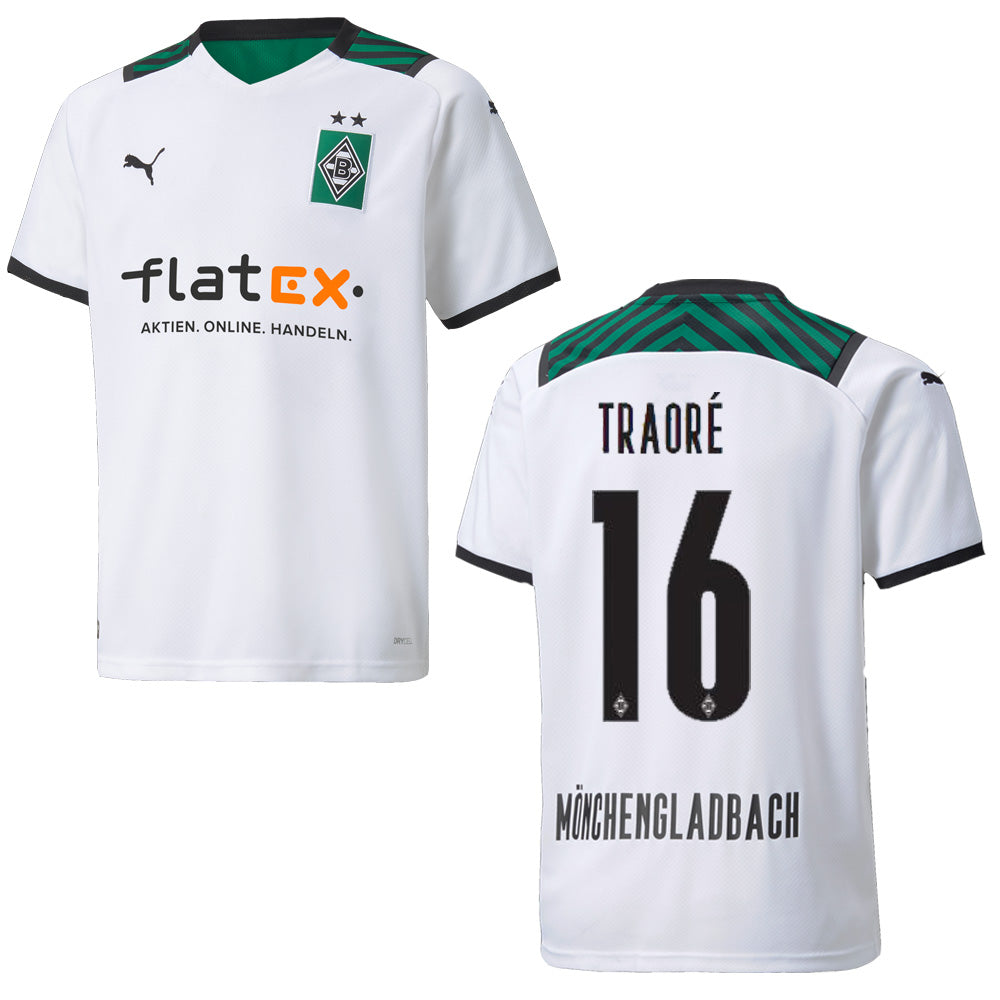 puma BMG BORUSSIA MÖNCHENGLADBACH Trikot Home Herren 21 / 22 - TRAORÉ 16