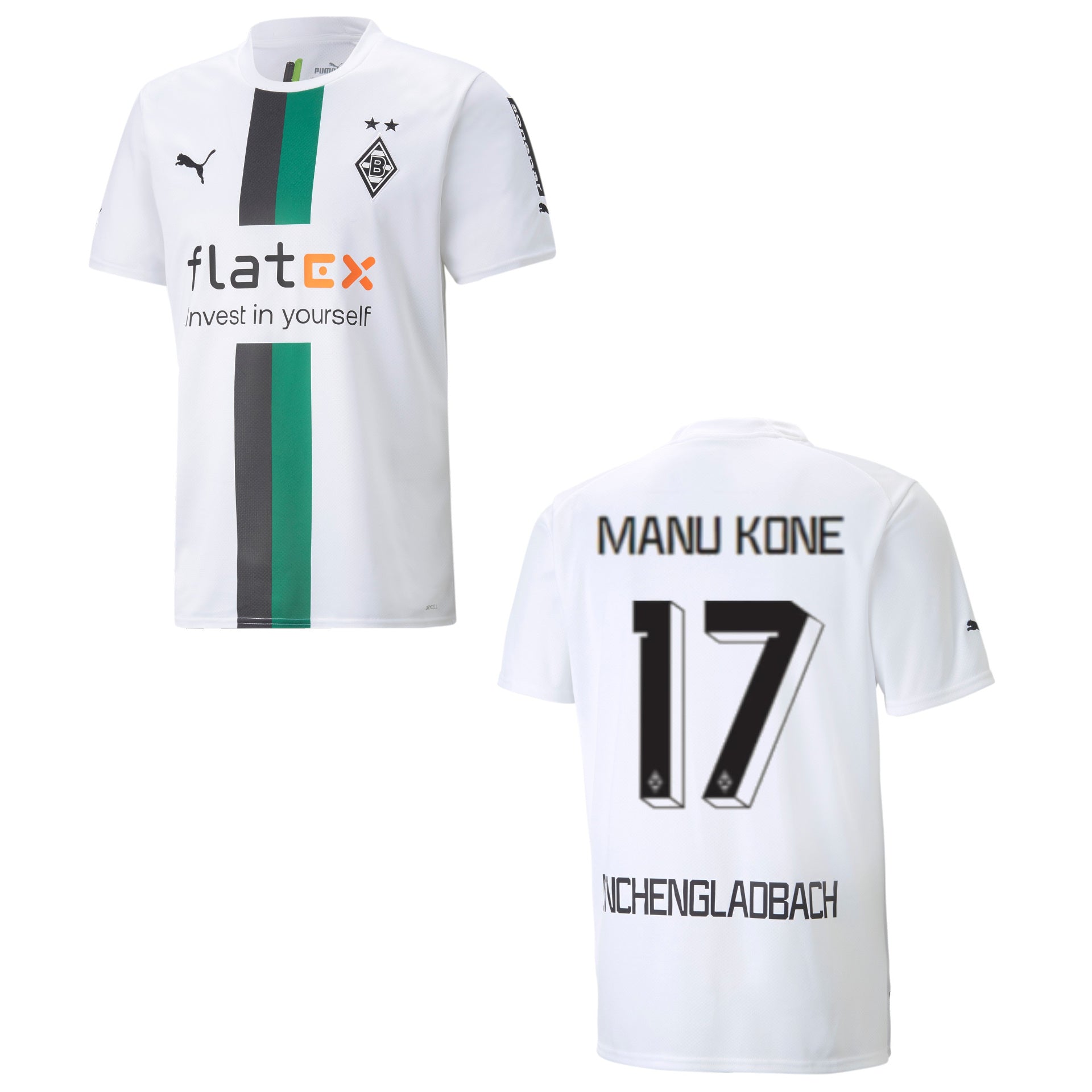 BMG BORUSSIA MÖNCHENGLADBACH Trikot Home Herren 22 / 23 - MANU KONE 17