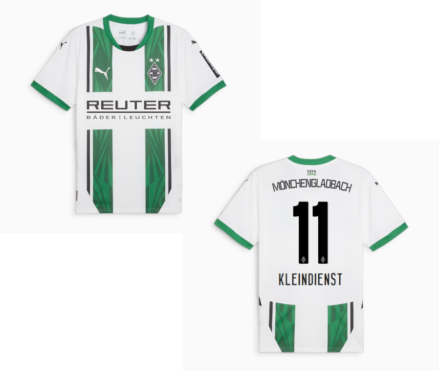 BMG BORUSSIA MÖNCHENGLADBACH Trikot Home Herren 24 / 25 - KLEINDIENST 11