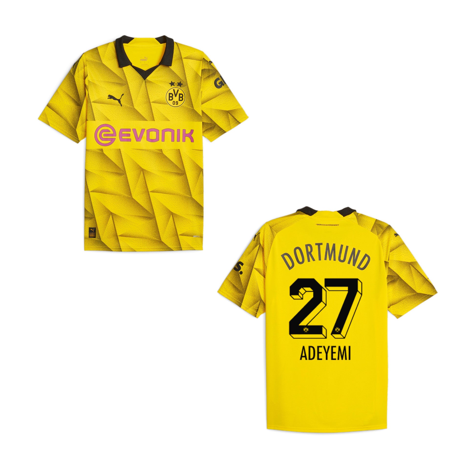 puma BVB BORUSSIA DORTMUND Trikot 3rd Kinder 23 / 24 - ADEYEMI 27